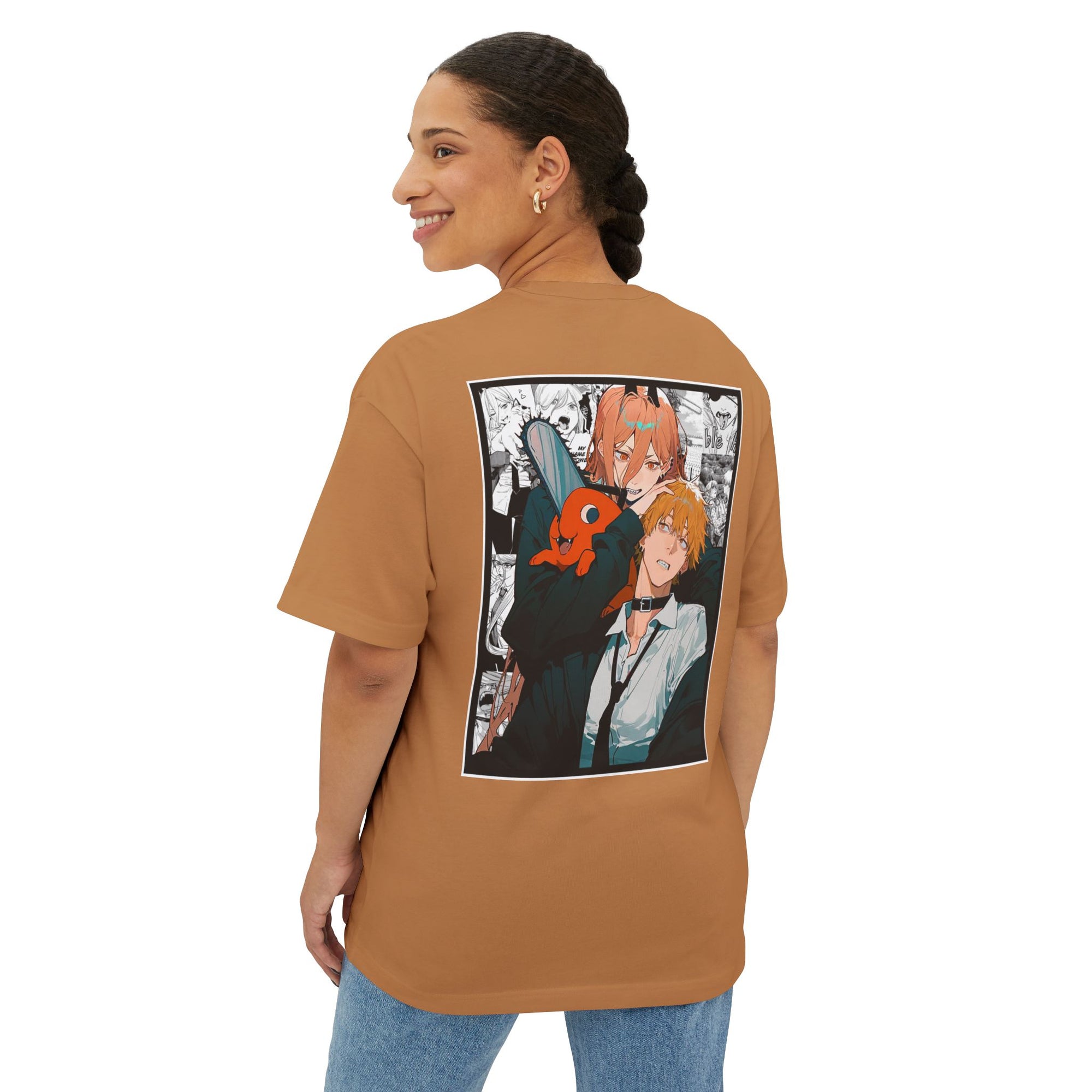 Denji & Power (Chainsaw Man) Premium Oversized Tee