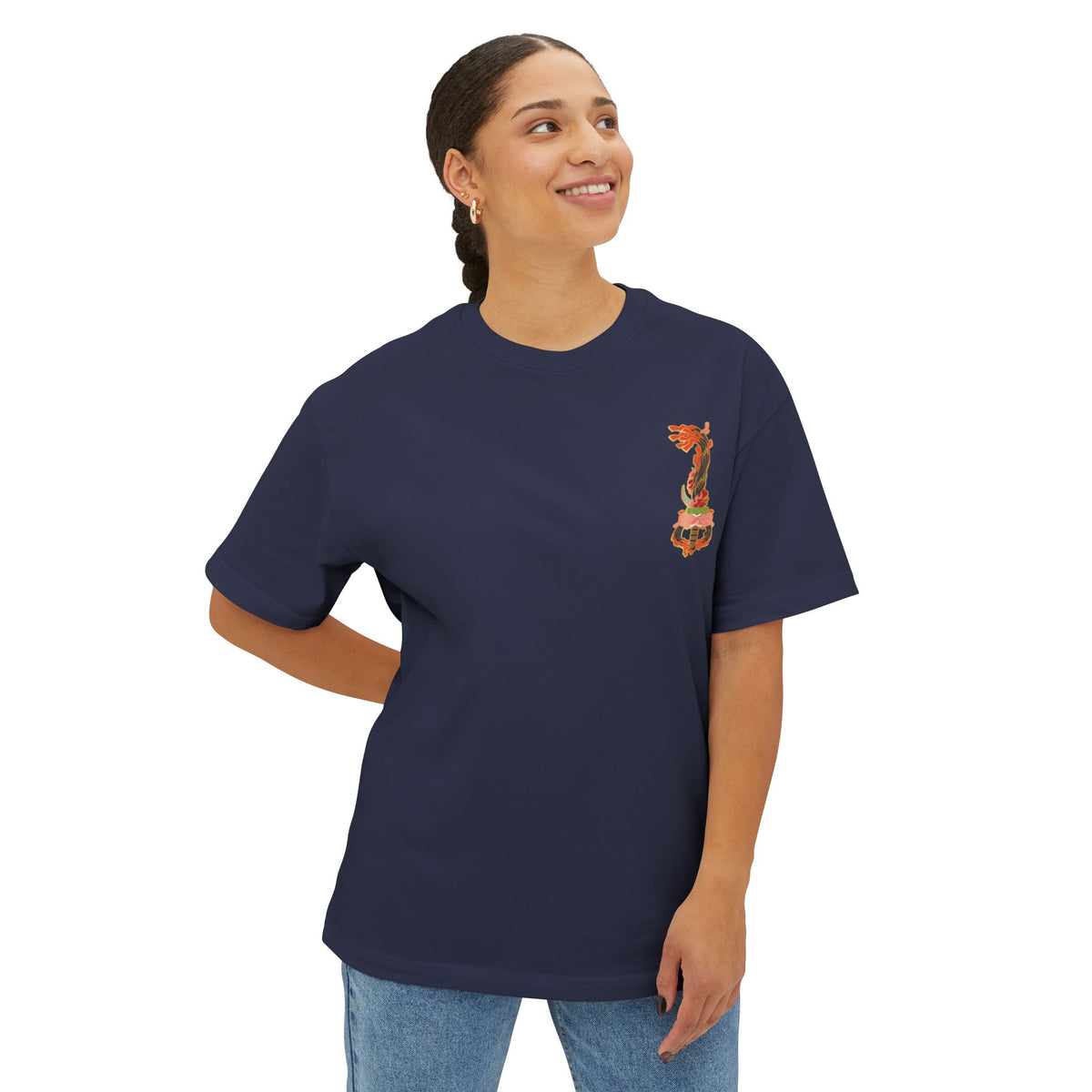 Camiseta extragrande de Nezuko Kamado (DEMON SLAYER)