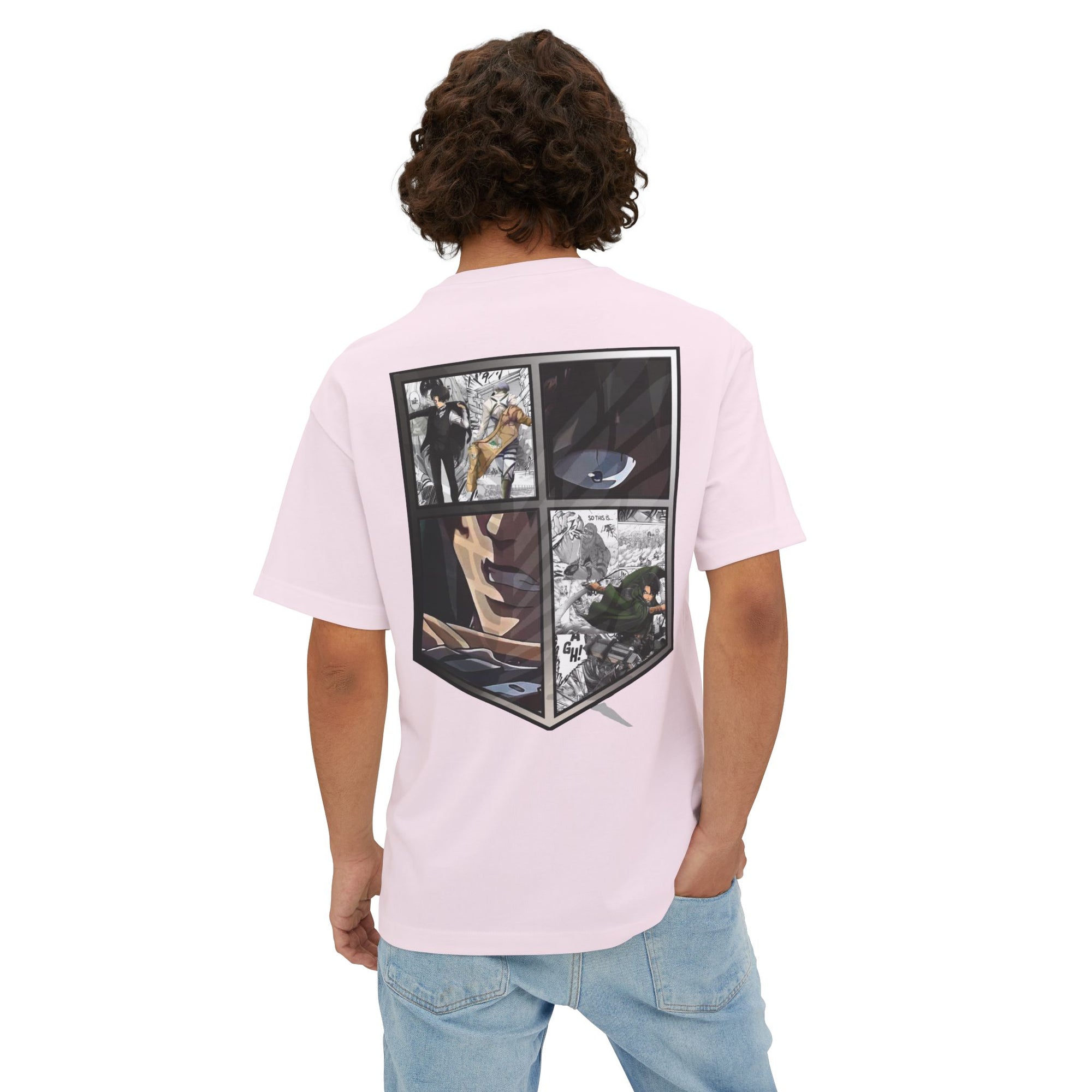 Camiseta extragrande de Levi Ackerman (ATAQUE A LOS TITANES)