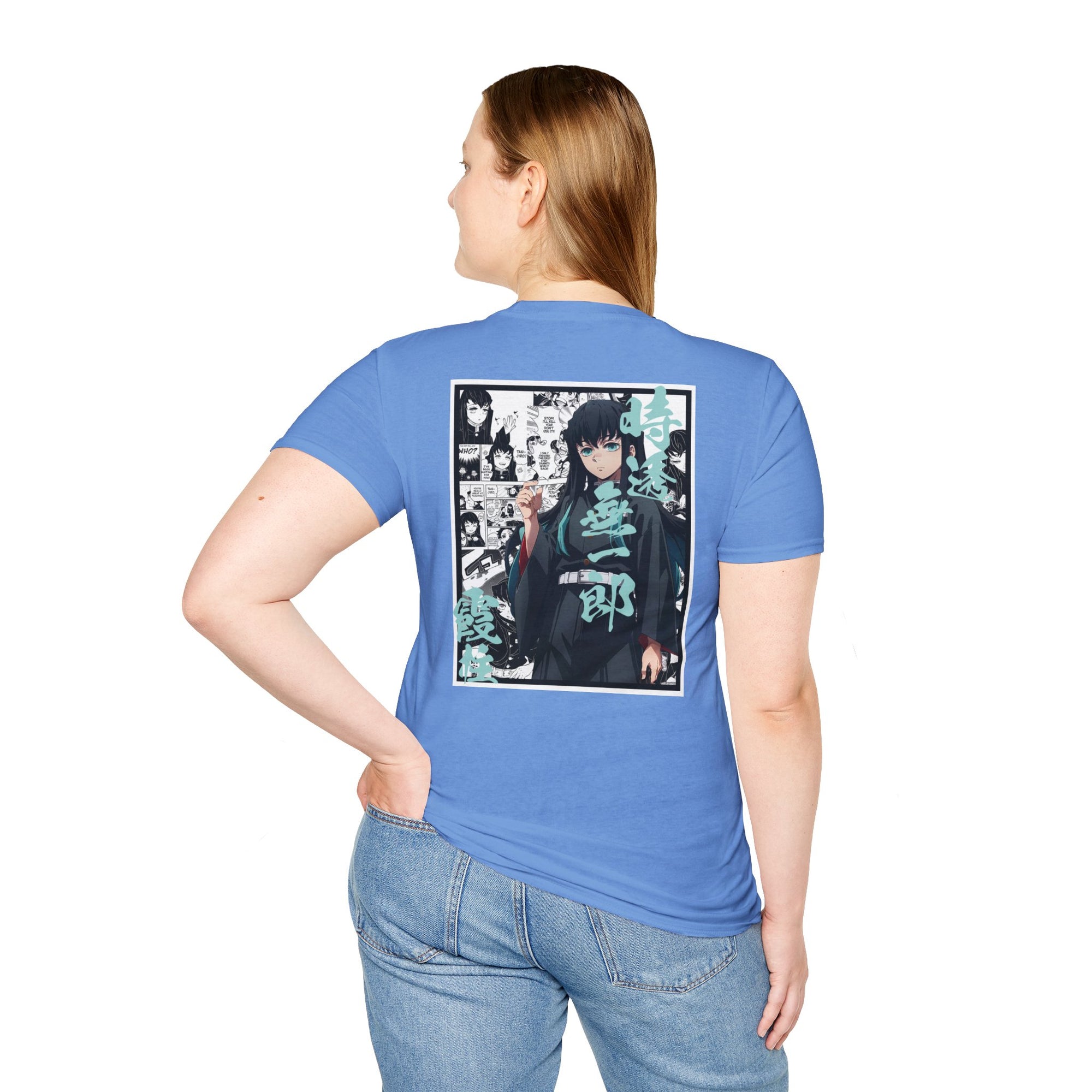 Camiseta informal de Muichiro Tokito (DEMON SLAYER)