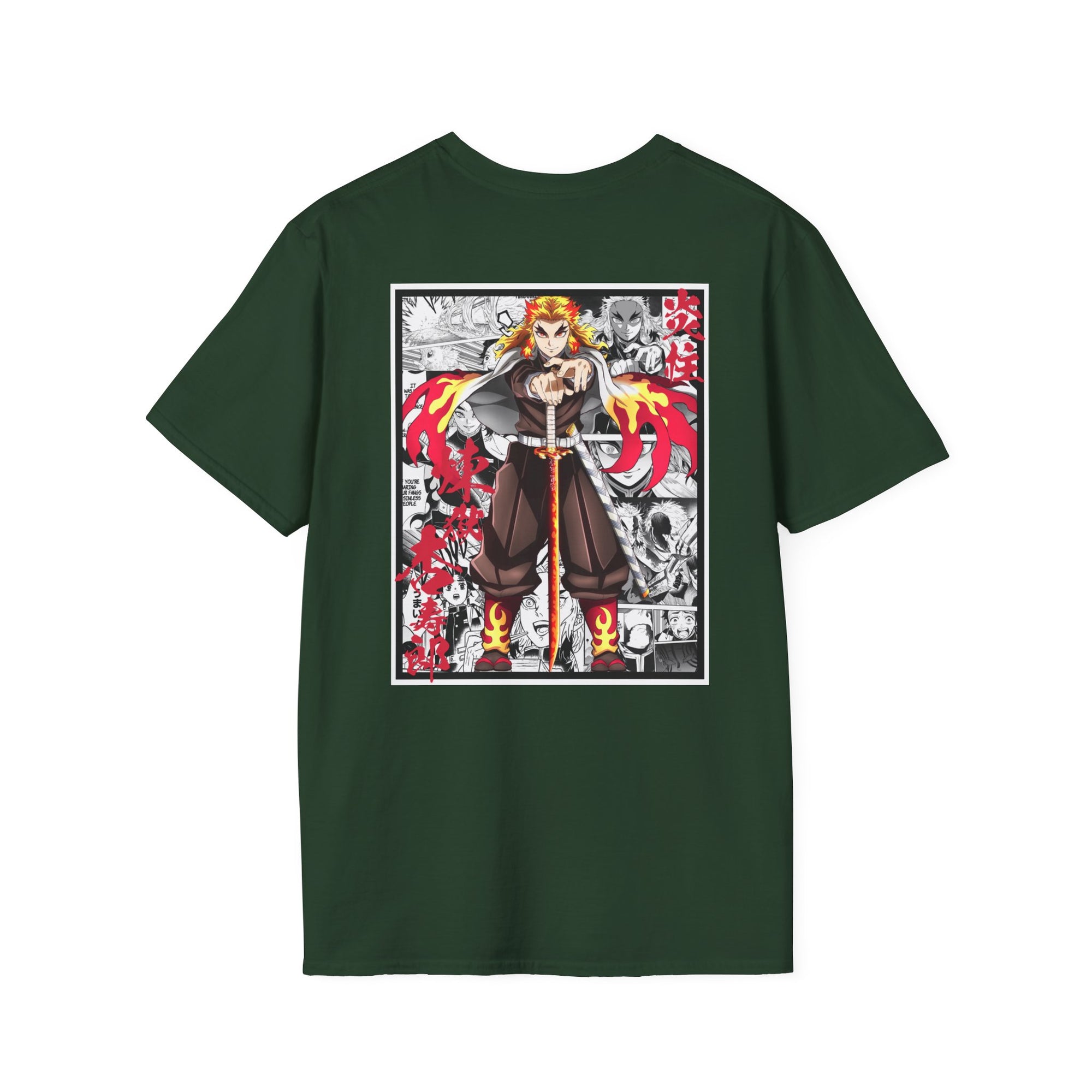 Camiseta informal Kyojuro Rengoku (DEMON SLAYER)