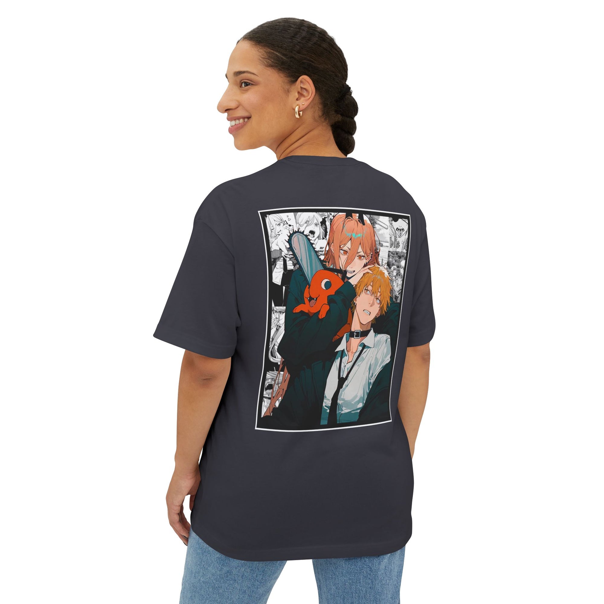 Denji & Power (Chainsaw Man) Premium Oversized Tee