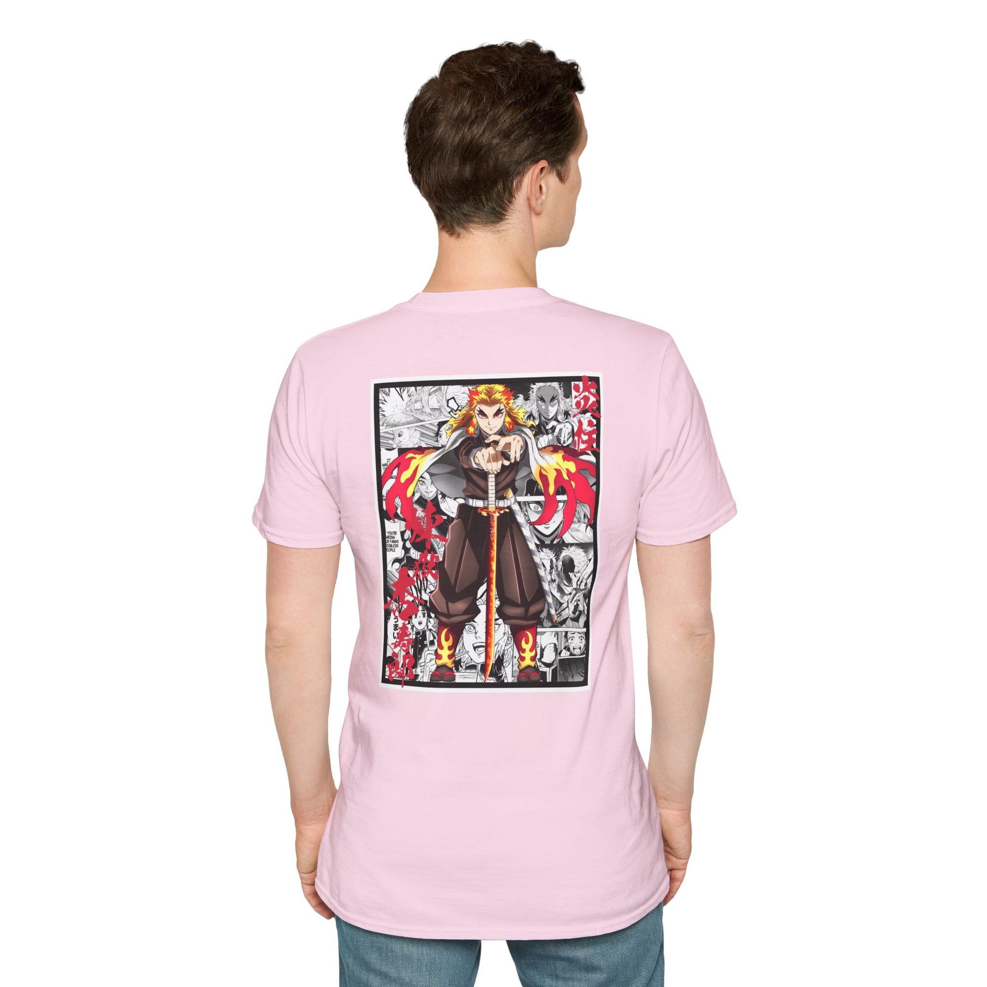Camiseta informal Kyojuro Rengoku (DEMON SLAYER)