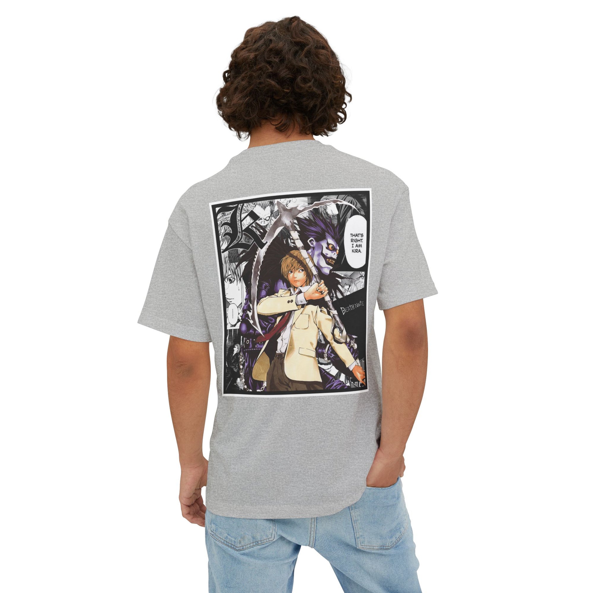 Camiseta extragrande de Light Yagami (DEATH NOTE)