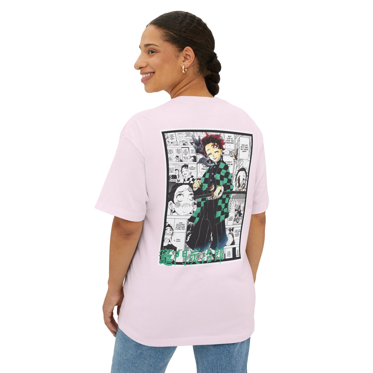 Tanjiro Kamado (DEMON SLAYER) Premium Oversized Tee