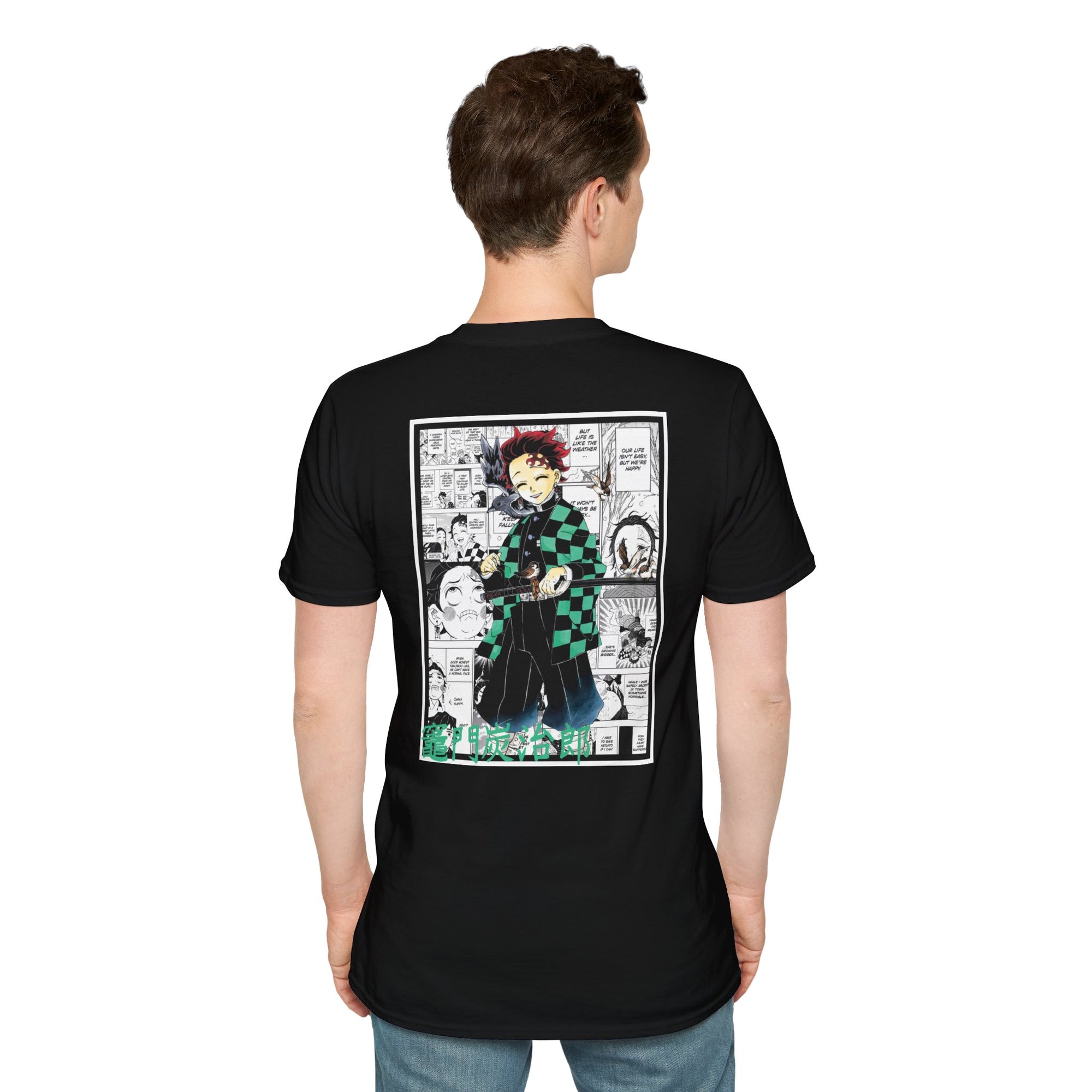 Camiseta informal Tanjiro Kamado (DEMON SLAYER)