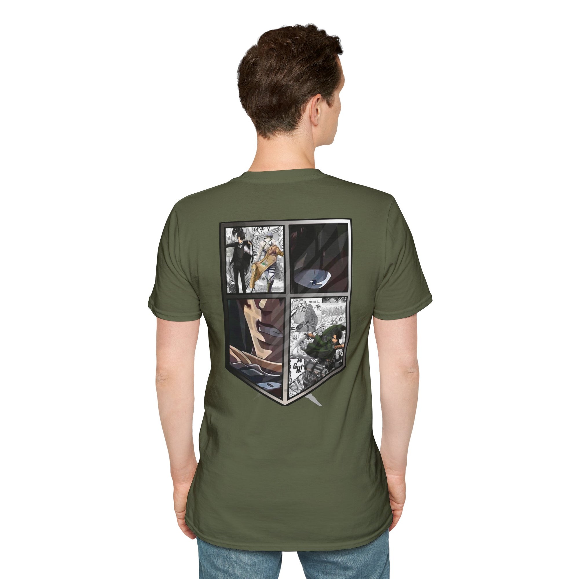 Camiseta informal de Levi Ackerman (ATAQUE A LOS TITANES)