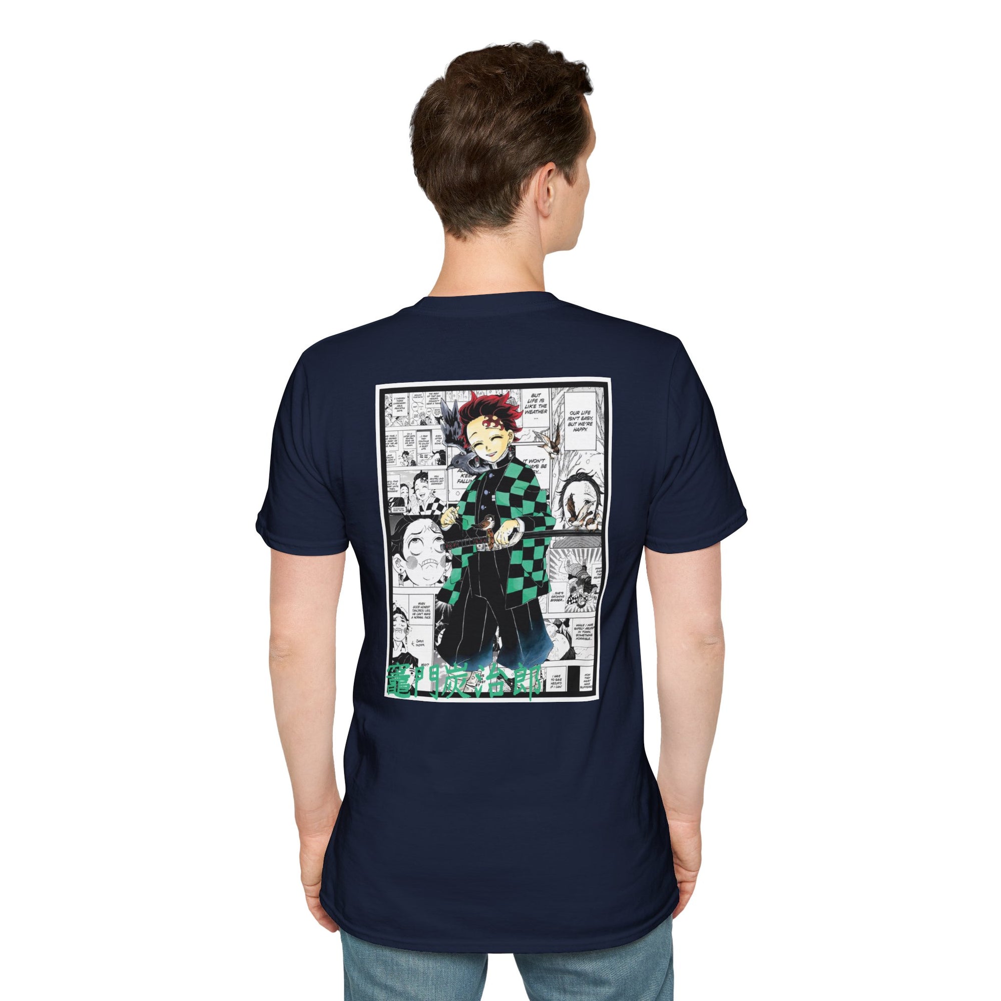 Camiseta informal Tanjiro Kamado (DEMON SLAYER)