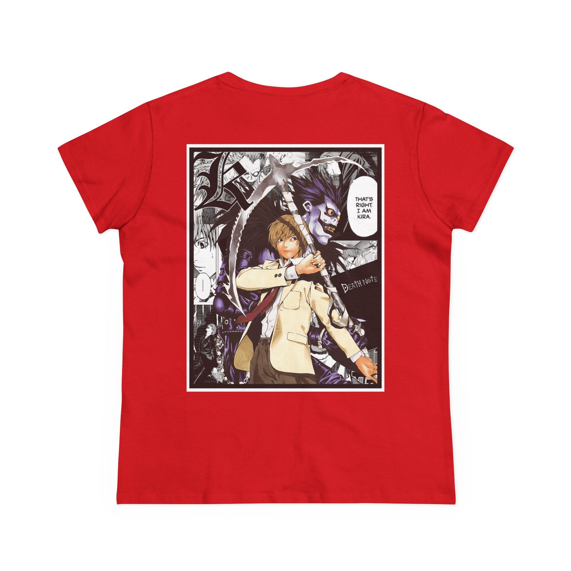 Camiseta de mujer de Light Yagami (DEATH NOTE)