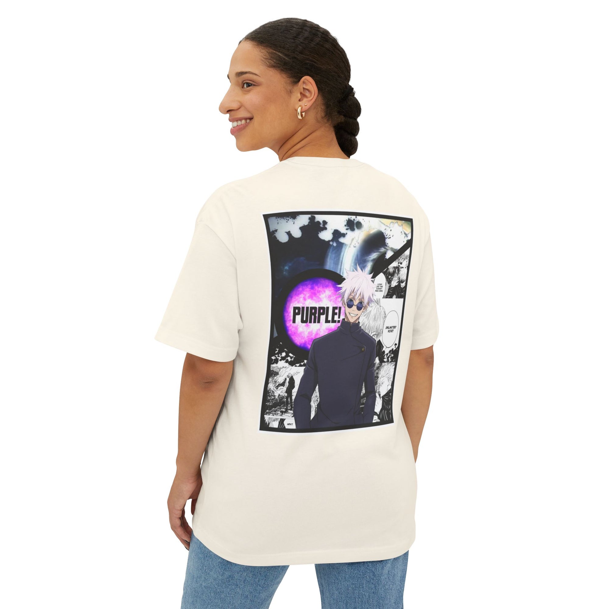 Camiseta extragrande de Satoru Gojo (JUJUTSU KAISEN)