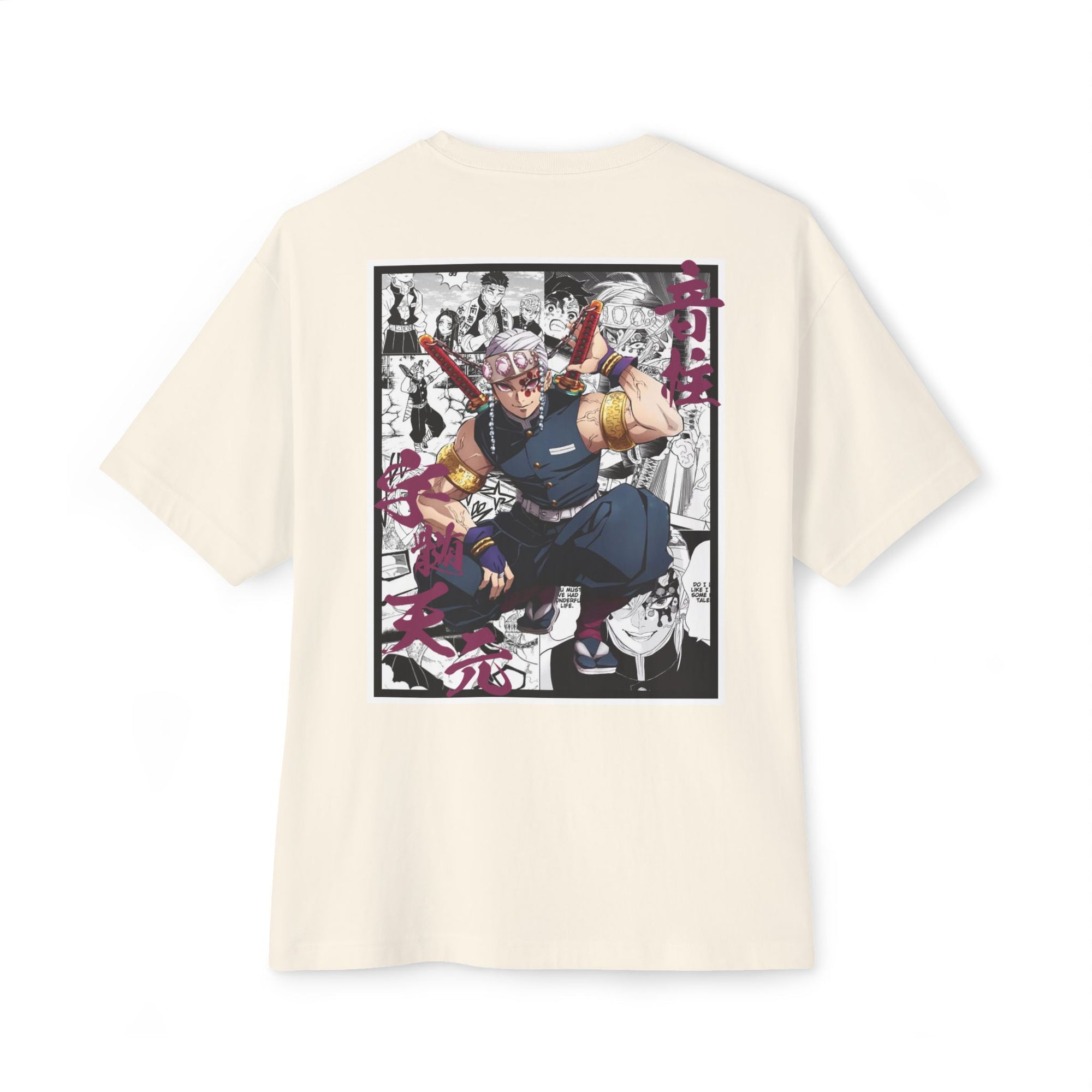 Camiseta extragrande de Tengen Uzui (DEMON SLAYER)