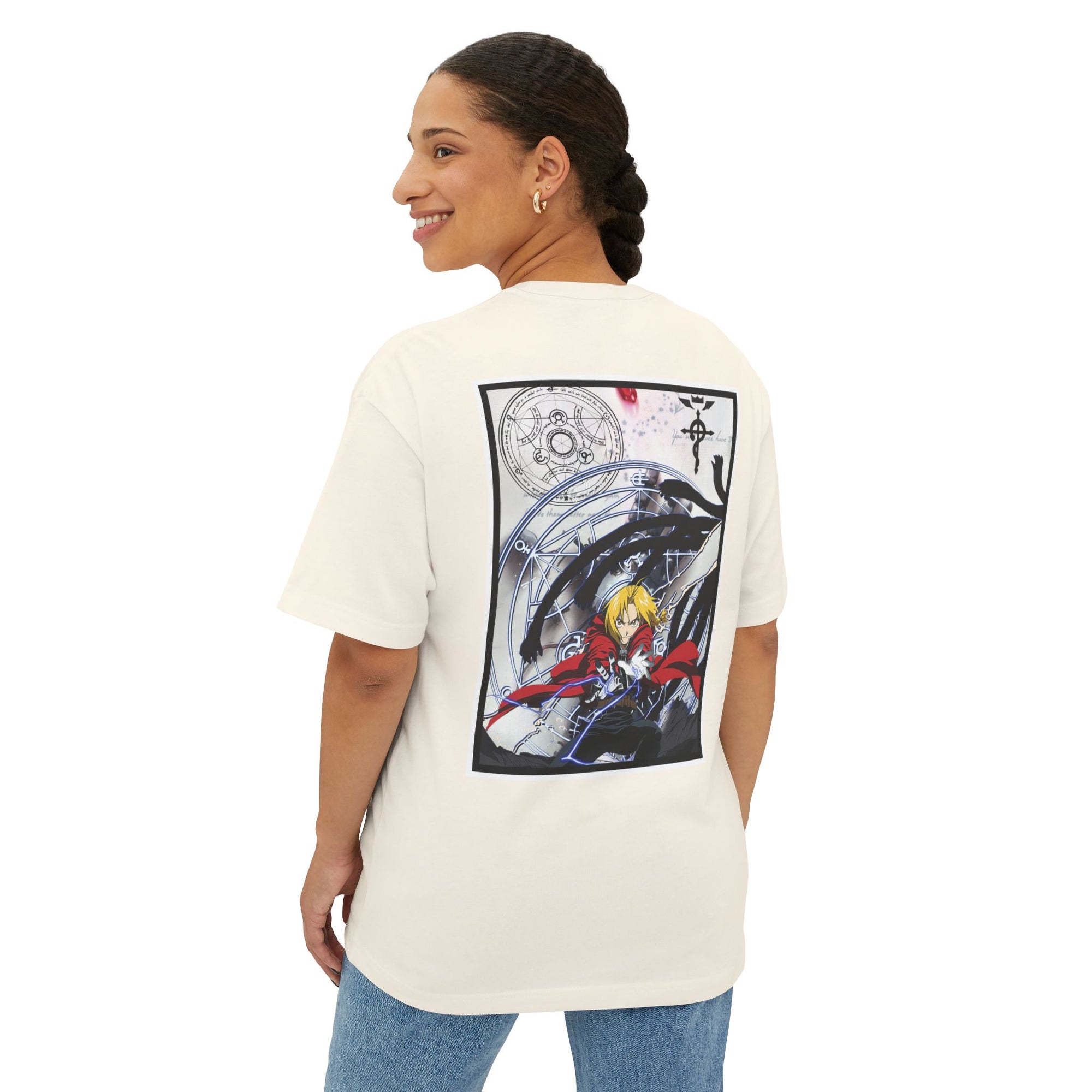 Camiseta extragrande de Edward Elric (FULLMETAL)