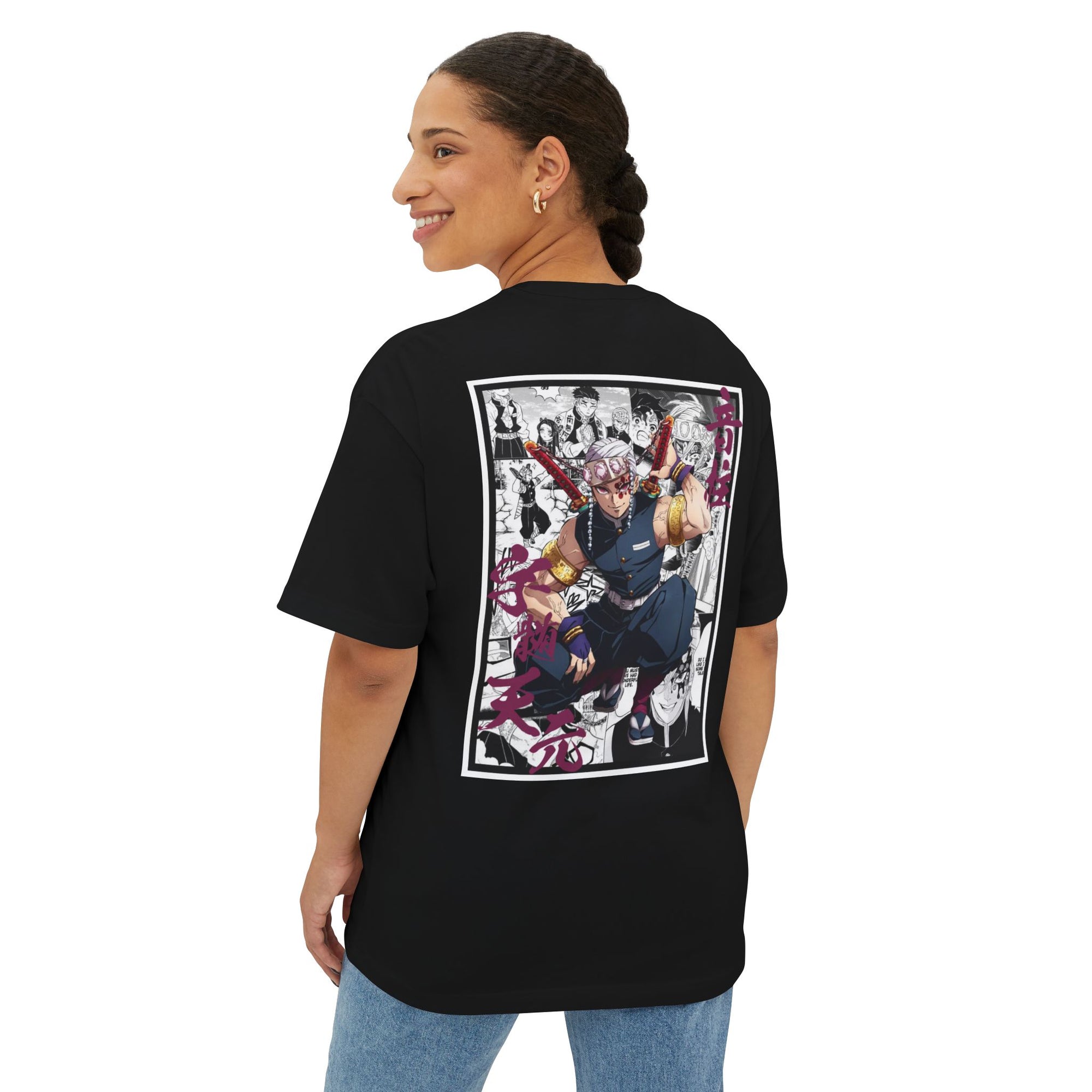 Camiseta extragrande de Tengen Uzui (DEMON SLAYER)