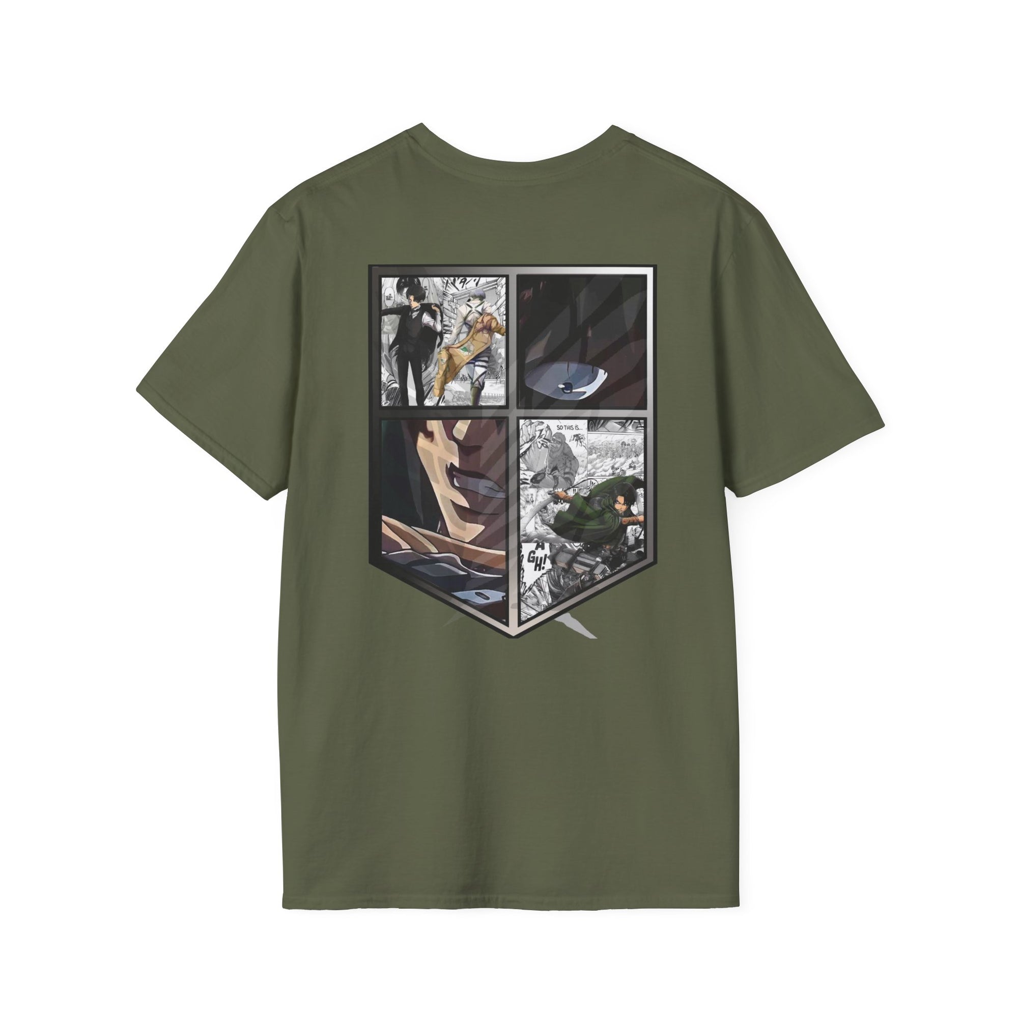 Camiseta informal de Levi Ackerman (ATAQUE A LOS TITANES)