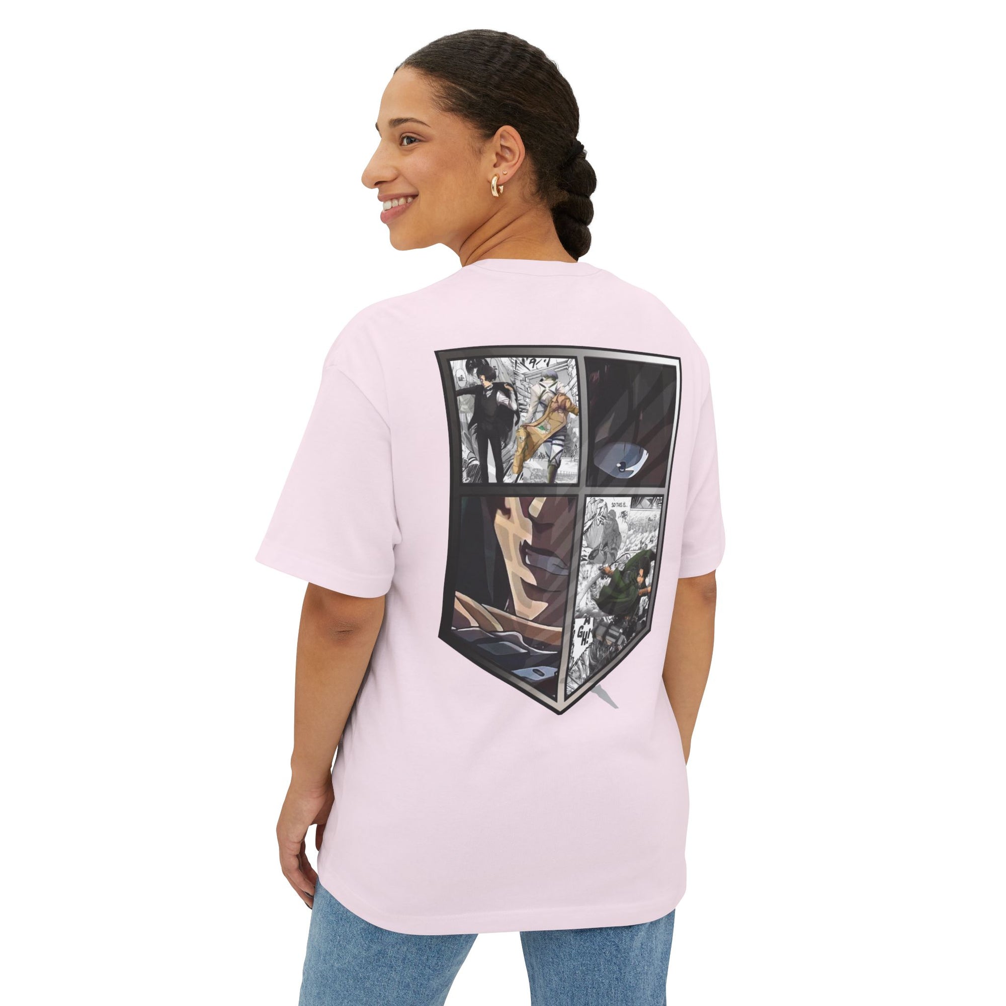 Camiseta extragrande de Levi Ackerman (ATAQUE A LOS TITANES)