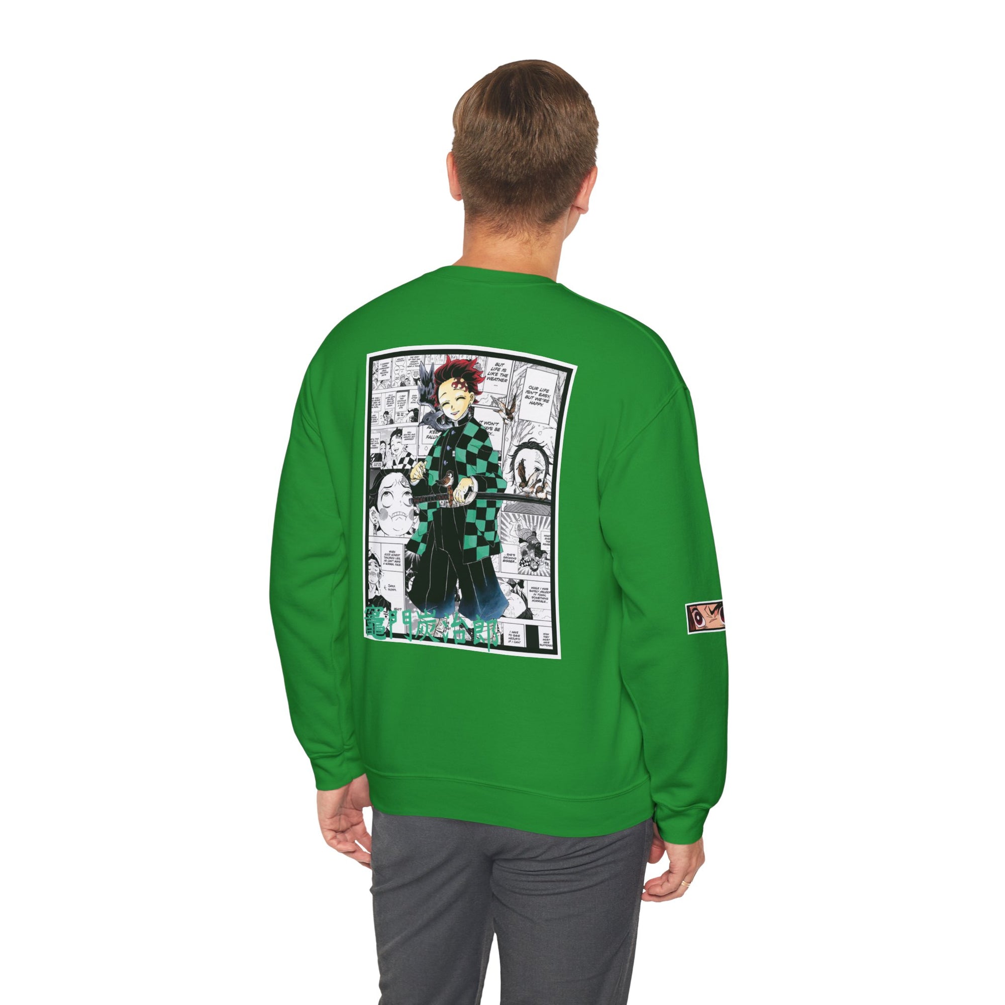 Sudadera con cuello redondo de Tanjiro Kamado (DEMON SLAYER)