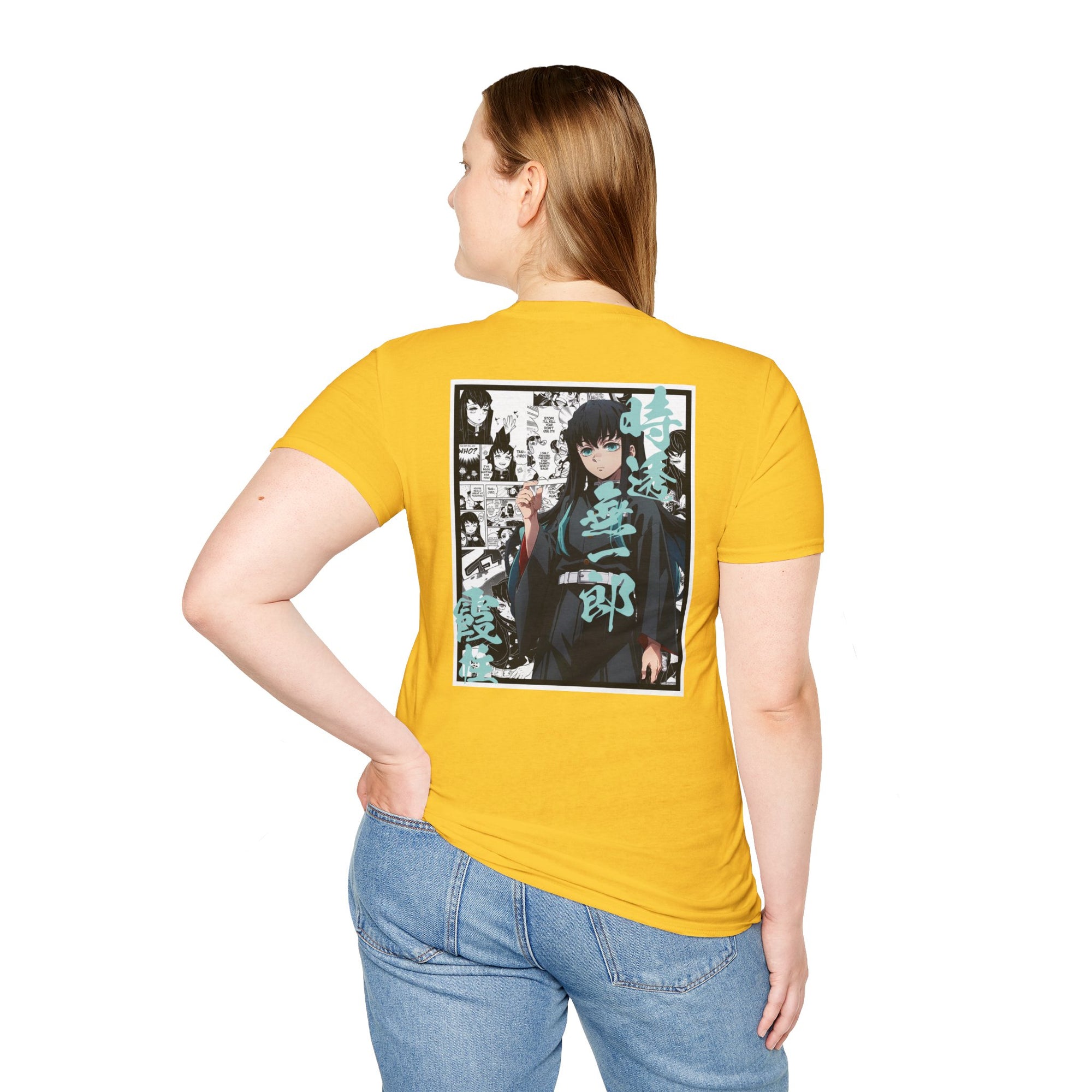 Camiseta informal de Muichiro Tokito (DEMON SLAYER)