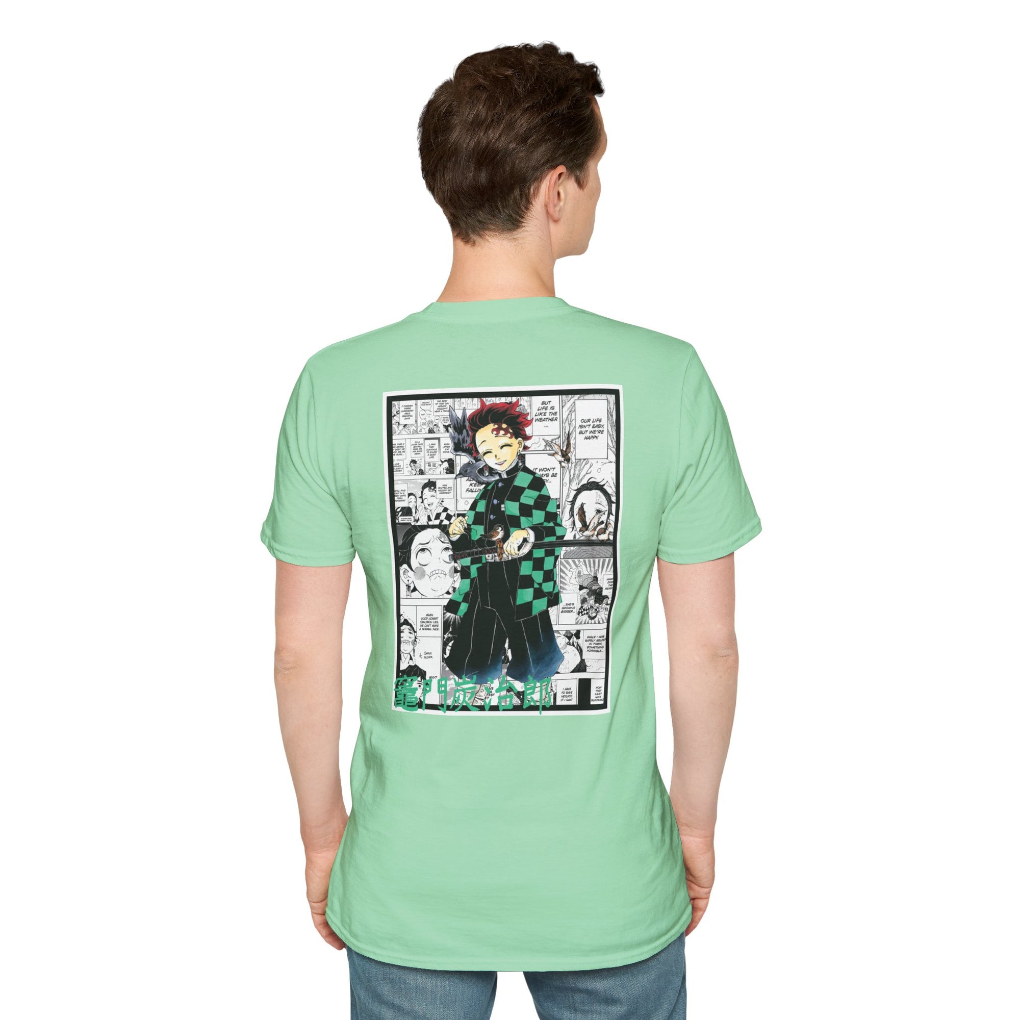 Camiseta informal Tanjiro Kamado (DEMON SLAYER)