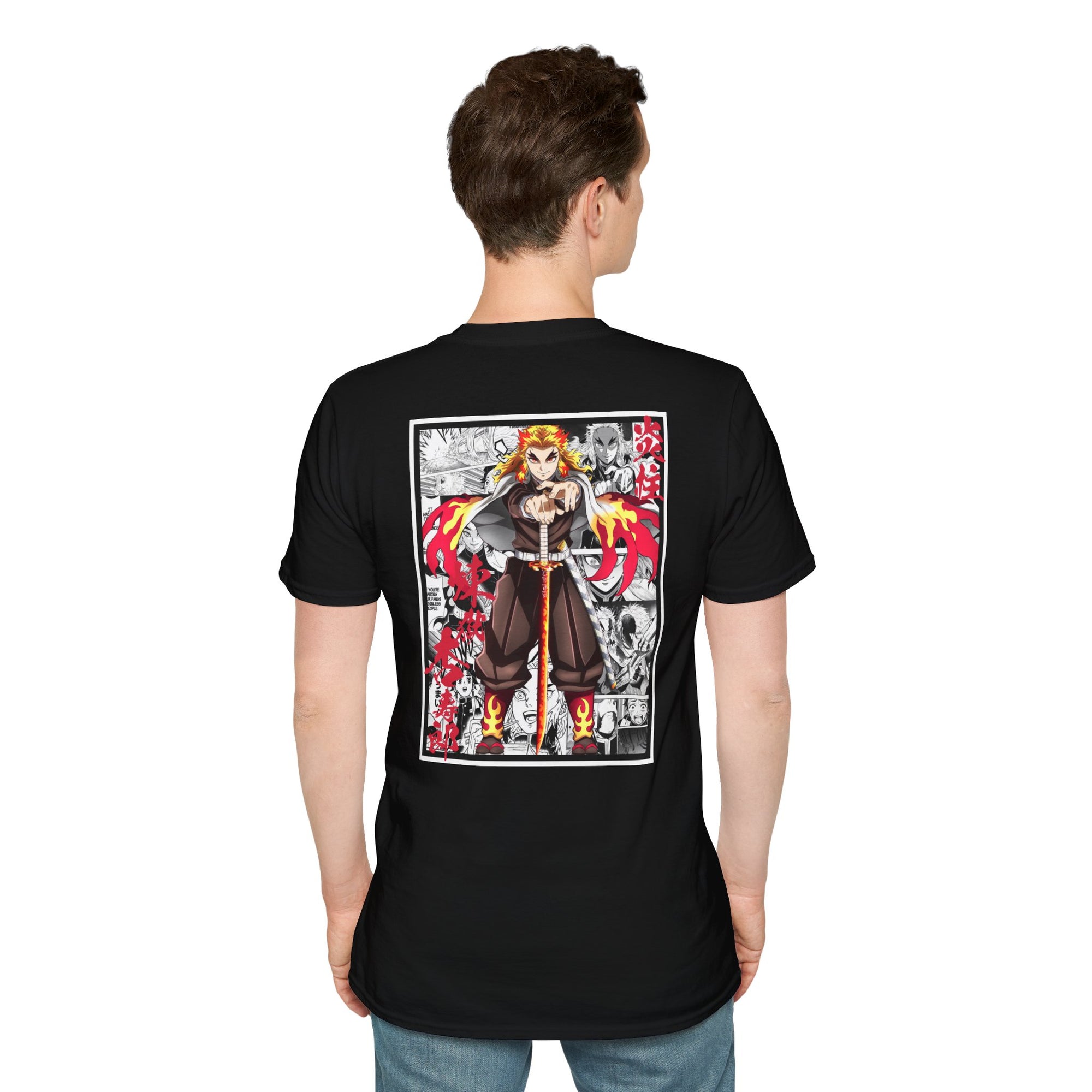 Camiseta informal Kyojuro Rengoku (DEMON SLAYER)