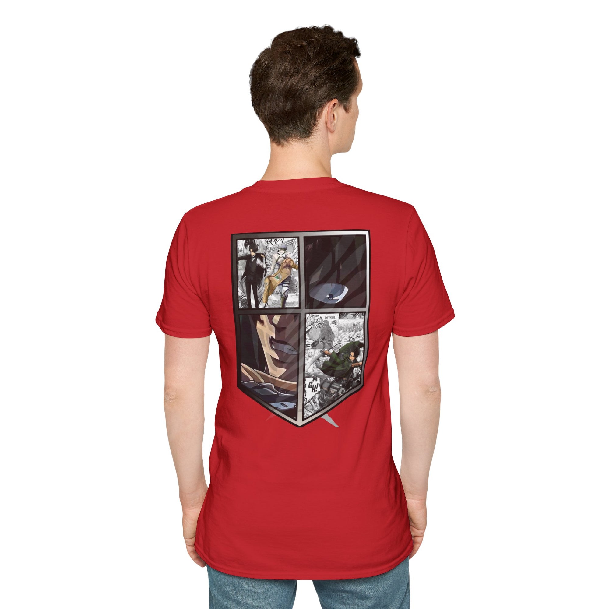 Camiseta informal de Levi Ackerman (ATAQUE A LOS TITANES)