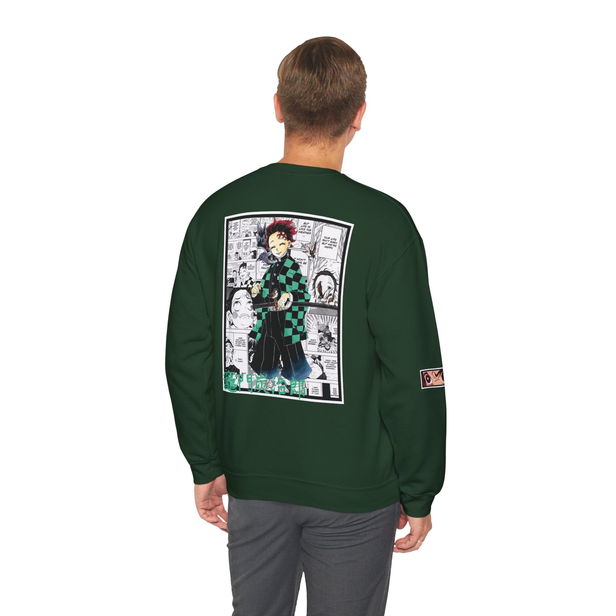 Sudadera con cuello redondo de Tanjiro Kamado (DEMON SLAYER)