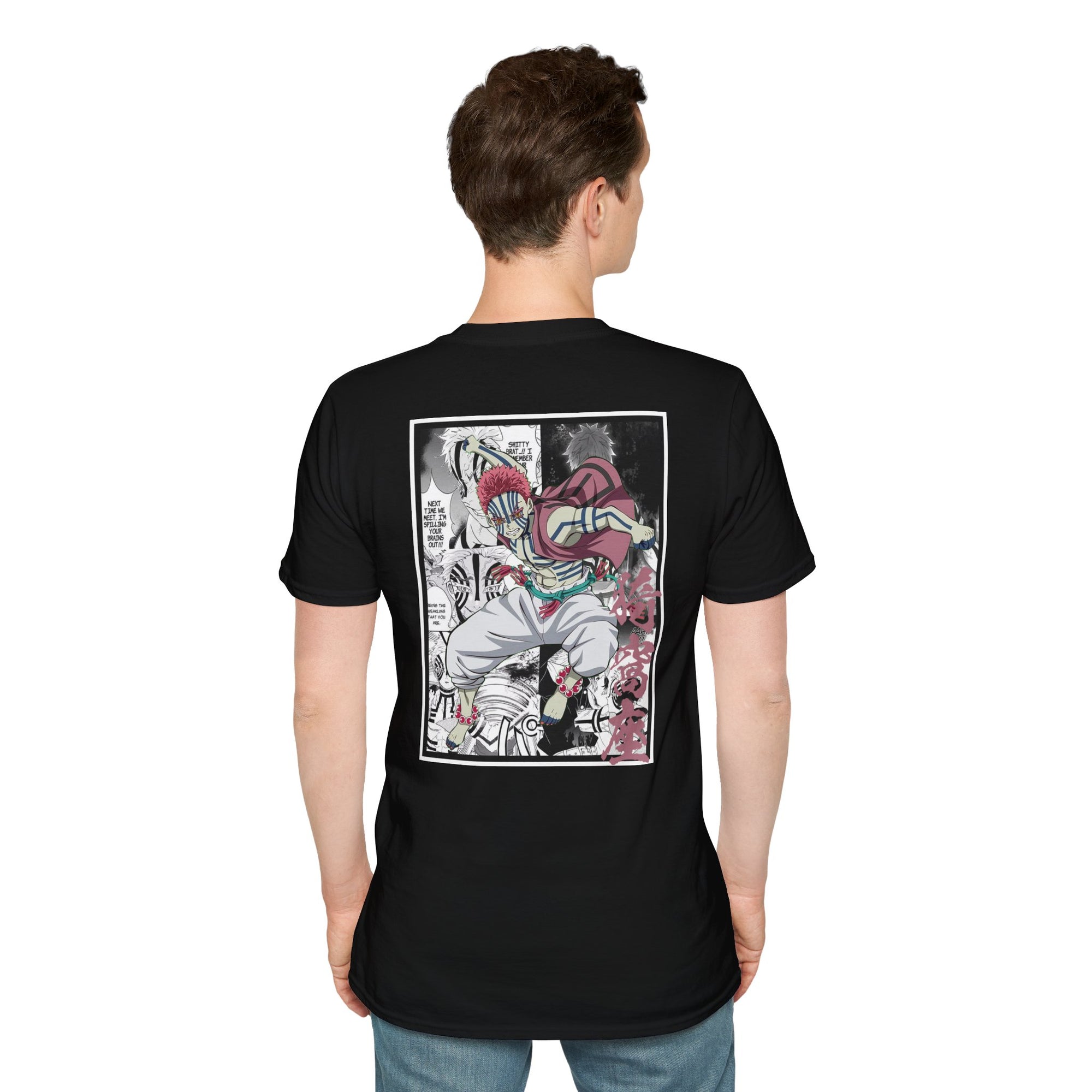 Camiseta informal de Akaza (DEMON SLAYER)