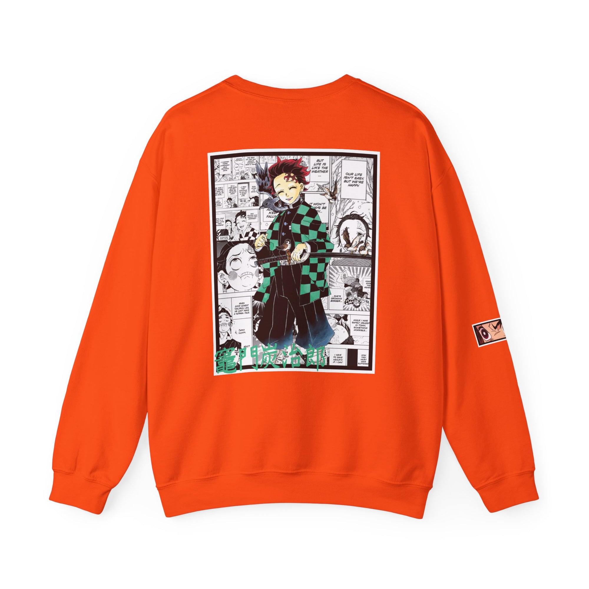 Sudadera con cuello redondo de Tanjiro Kamado (DEMON SLAYER)