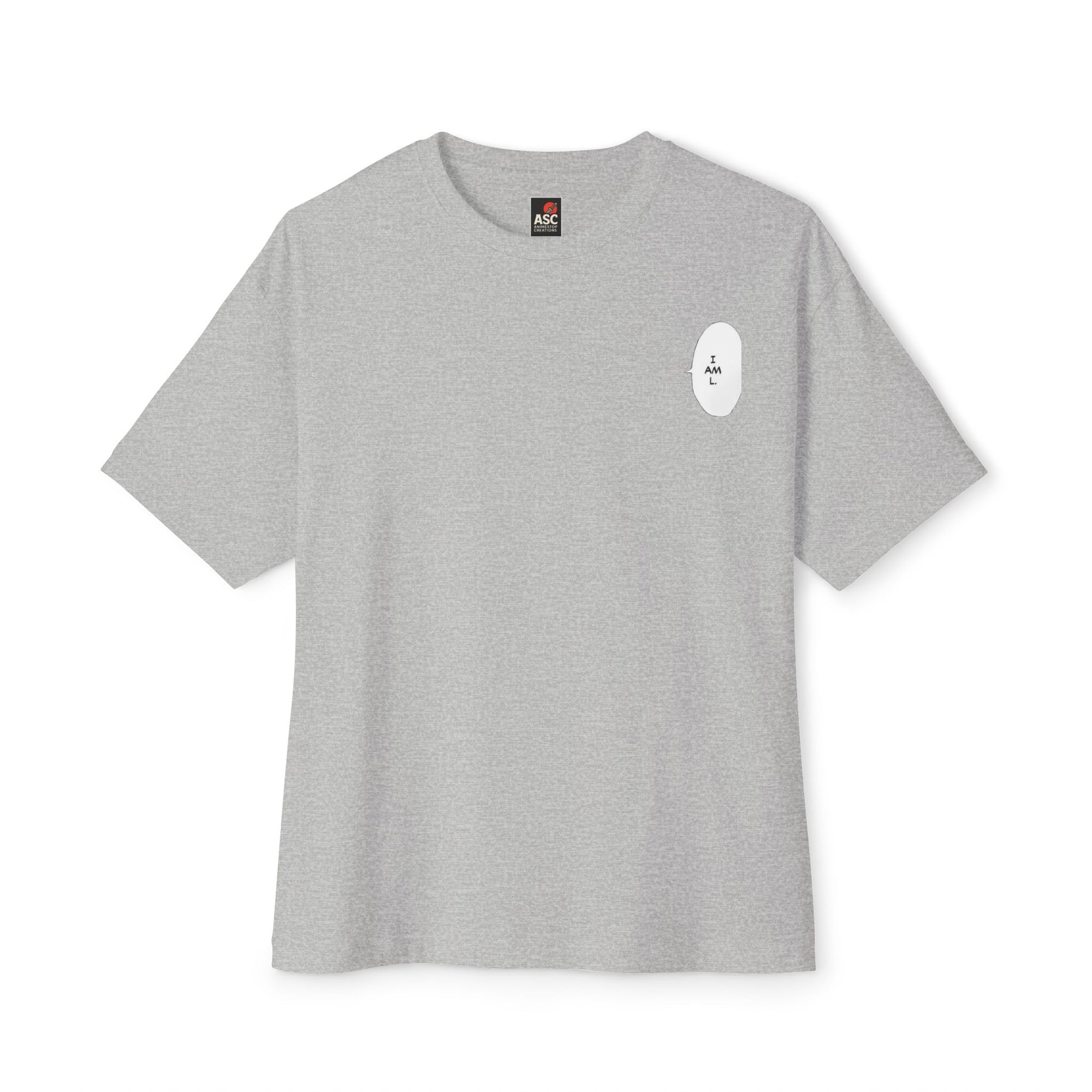 L. (DEATH NOTE) Camiseta de gran tamaño
