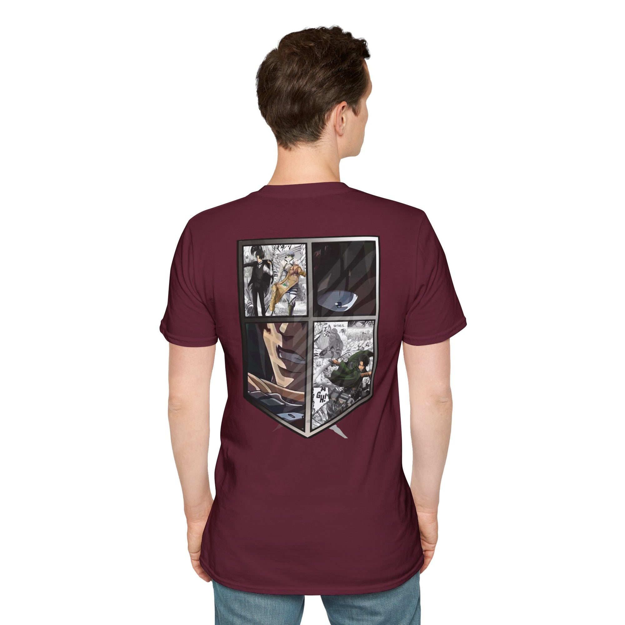 Camiseta informal de Levi Ackerman (ATAQUE A LOS TITANES)