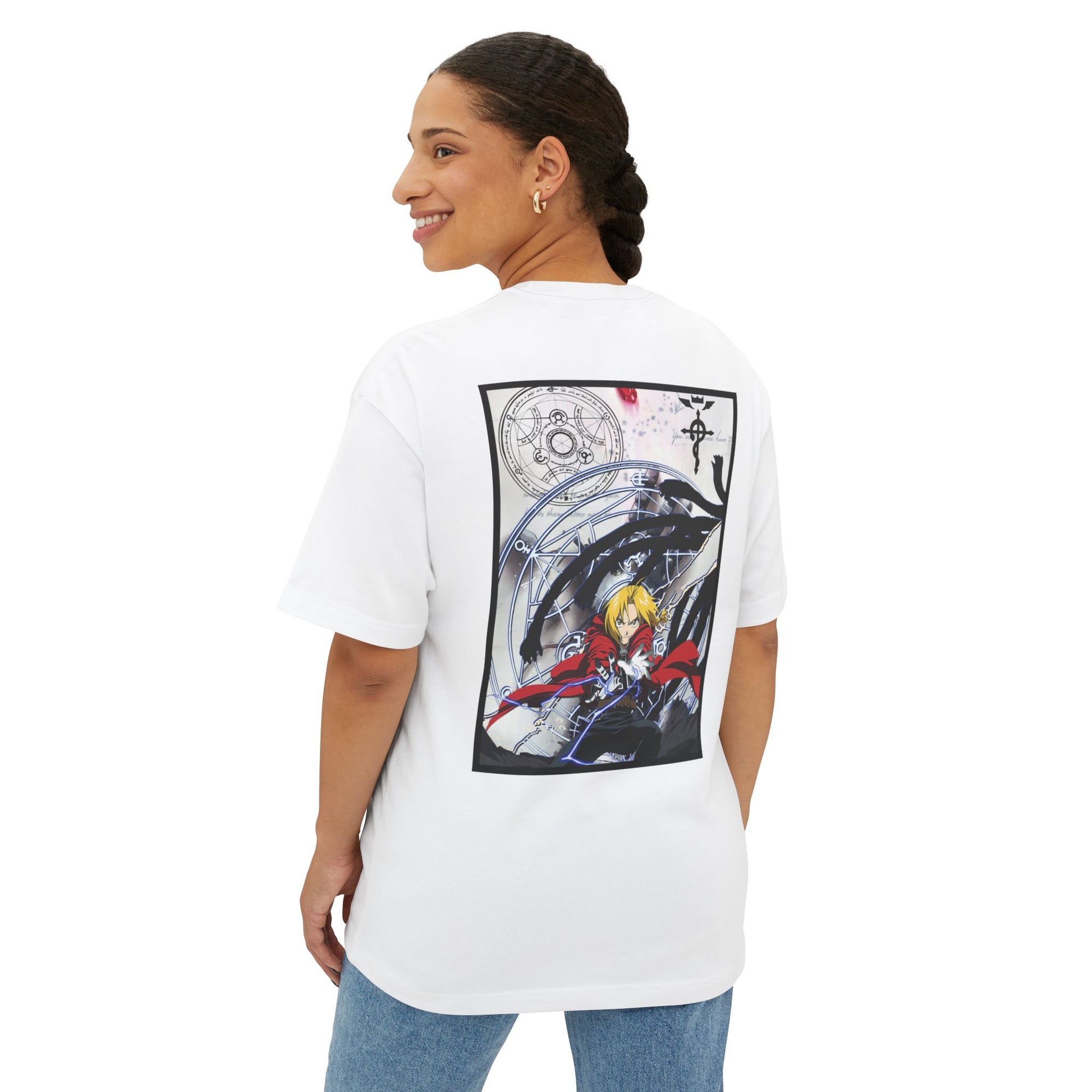 Camiseta extragrande de Edward Elric (FULLMETAL)