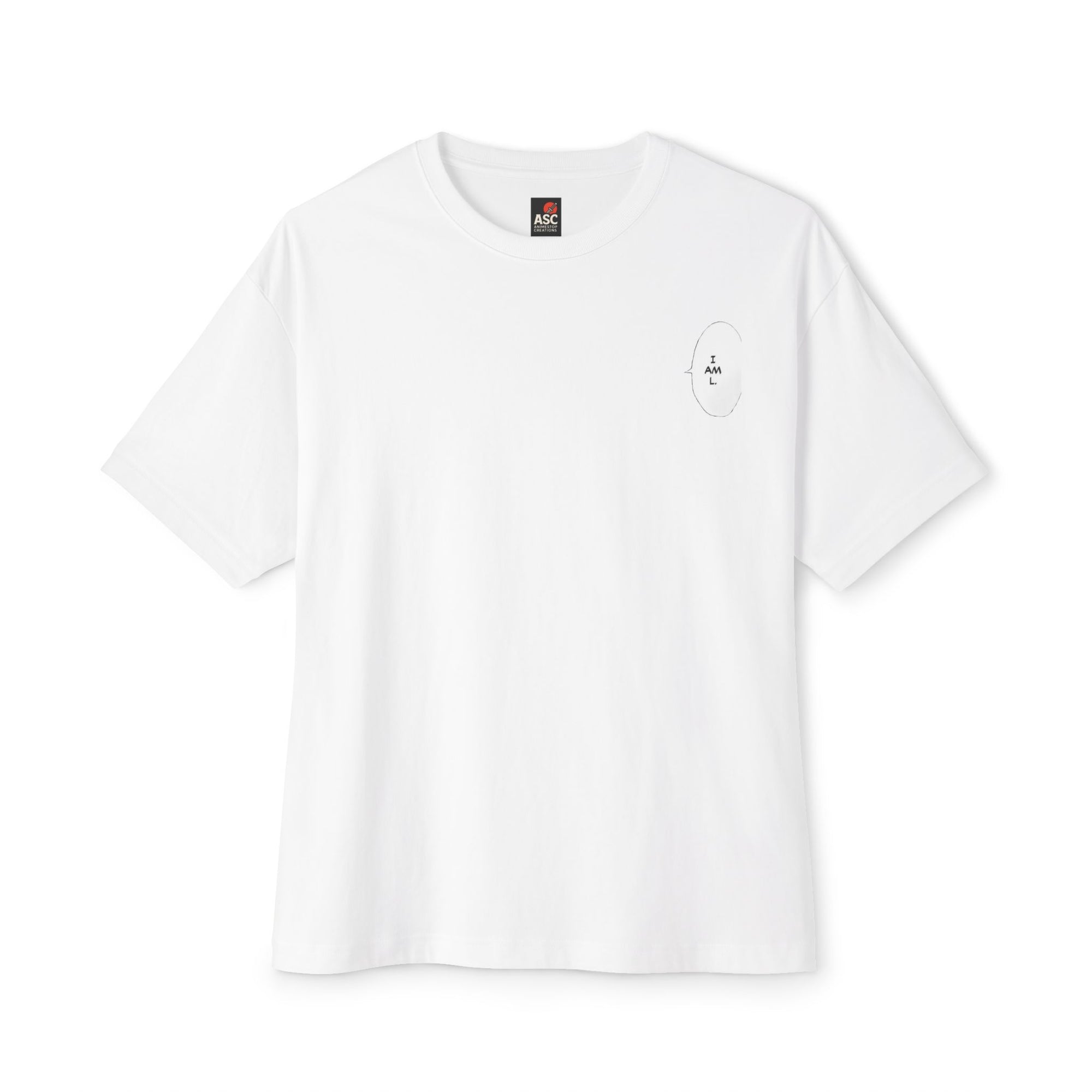 L. (DEATH NOTE) Camiseta de gran tamaño