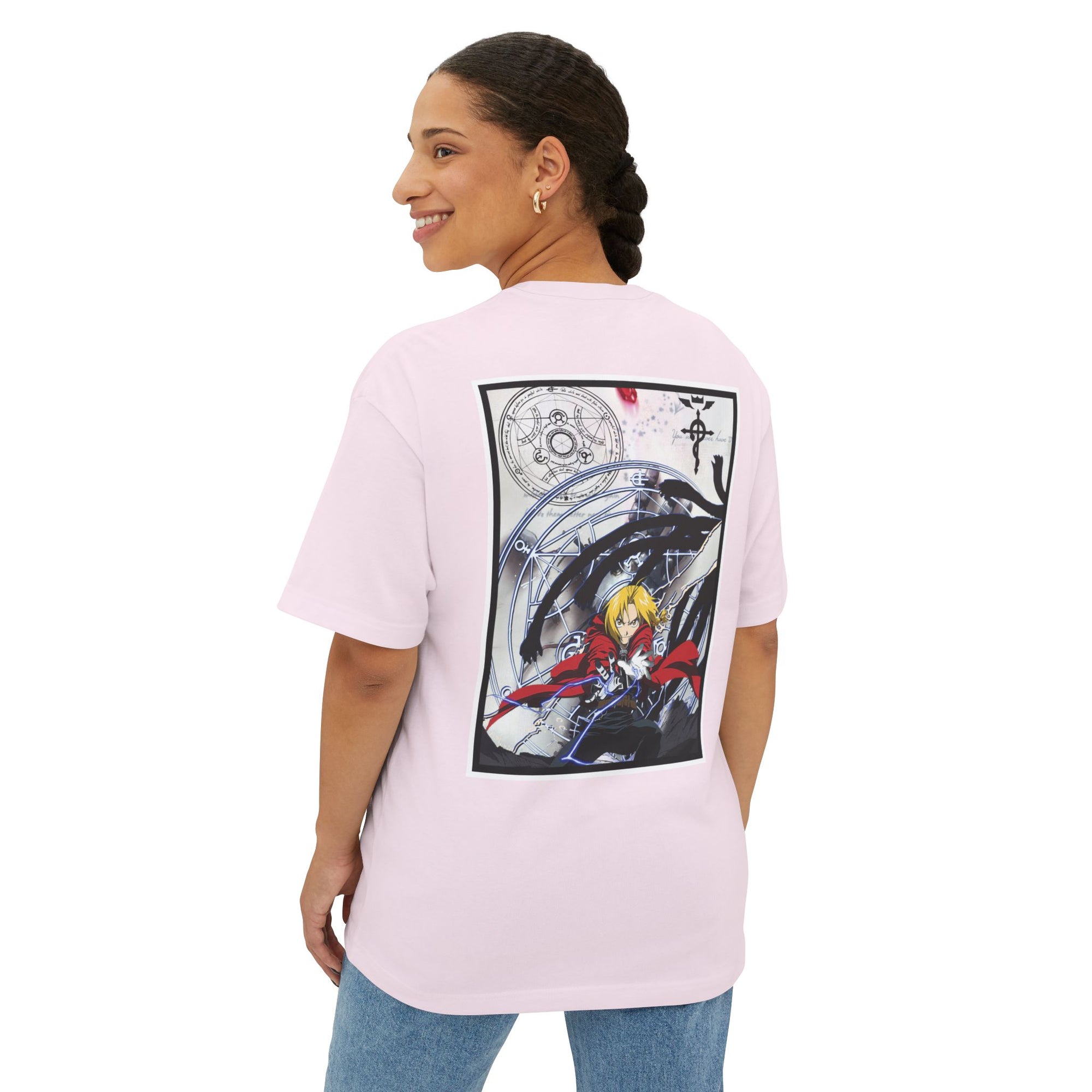 Camiseta extragrande de Edward Elric (FULLMETAL)