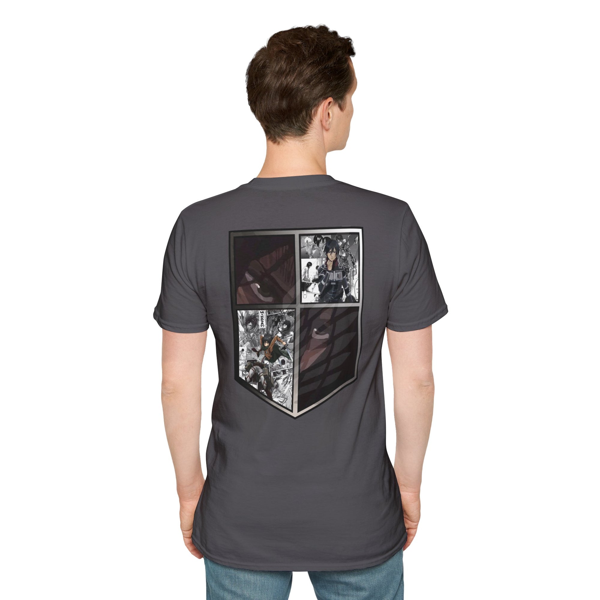 Camiseta informal de Mikasa Ackerman (ATAQUE A LOS TITANES)