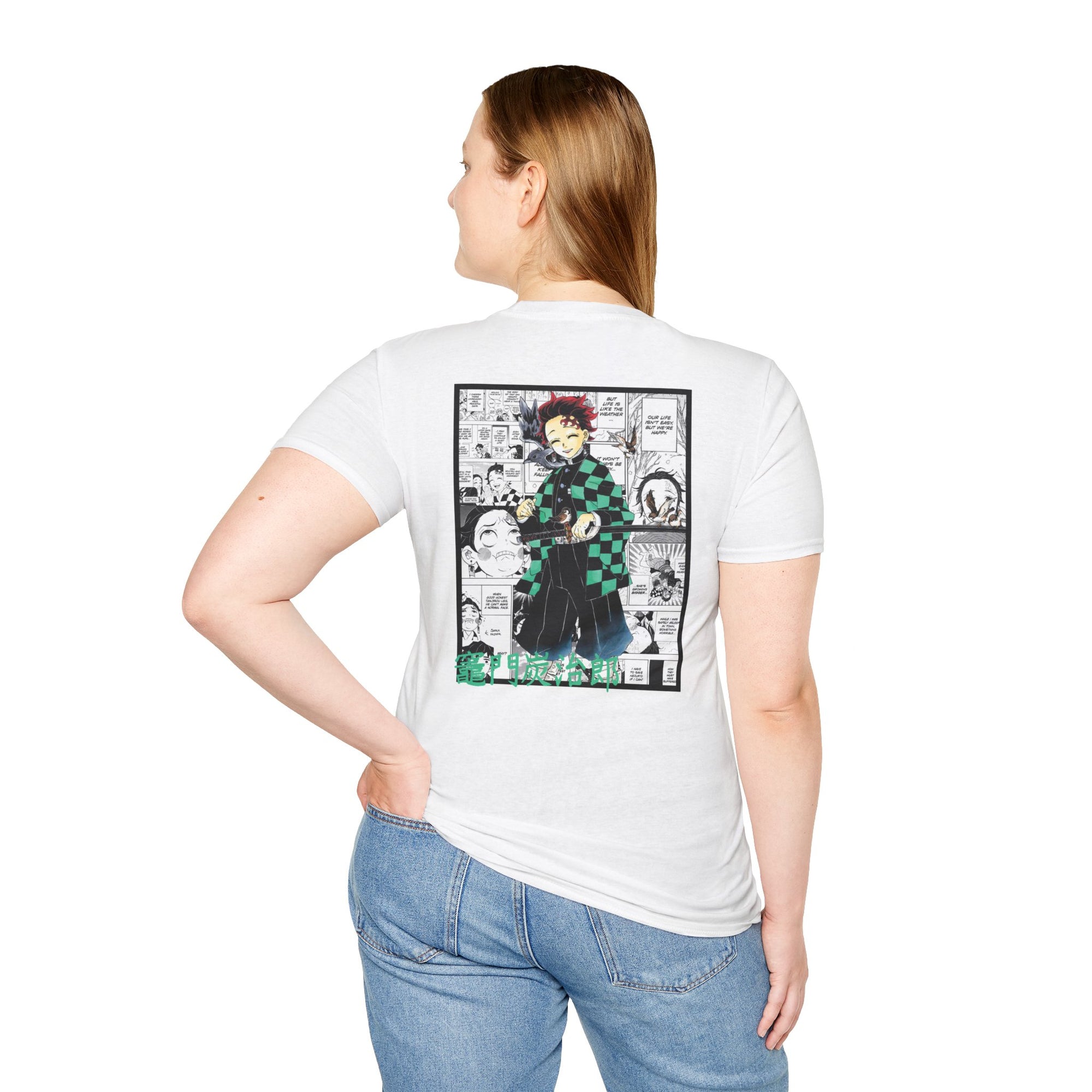 Camiseta informal Tanjiro Kamado (DEMON SLAYER)