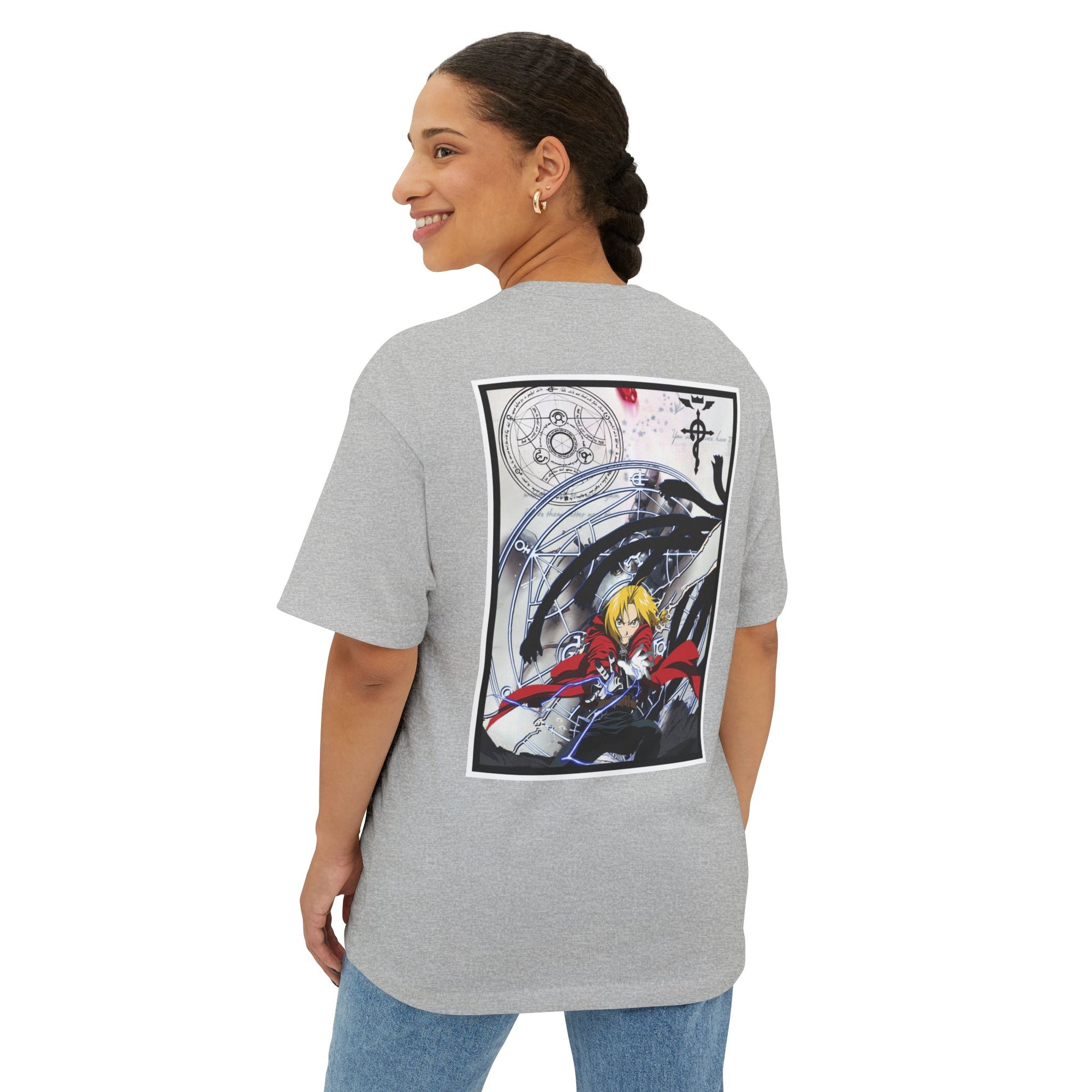 Camiseta extragrande de Edward Elric (FULLMETAL)
