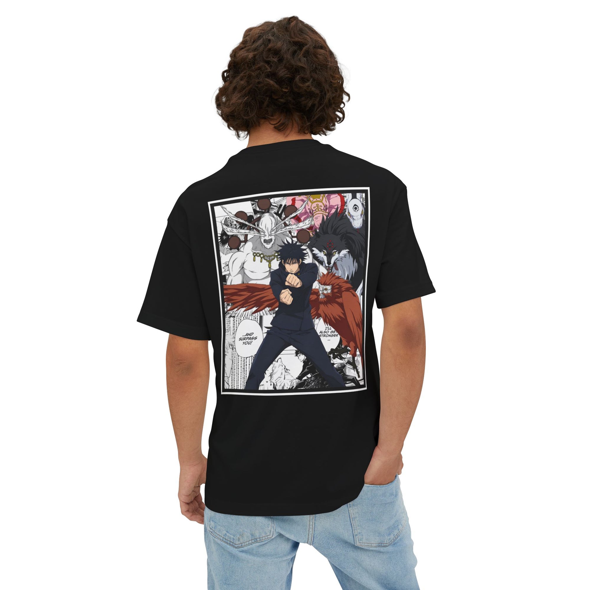 Camiseta extragrande de Megumi Fushiguro (JUJUTSU KAISEN)