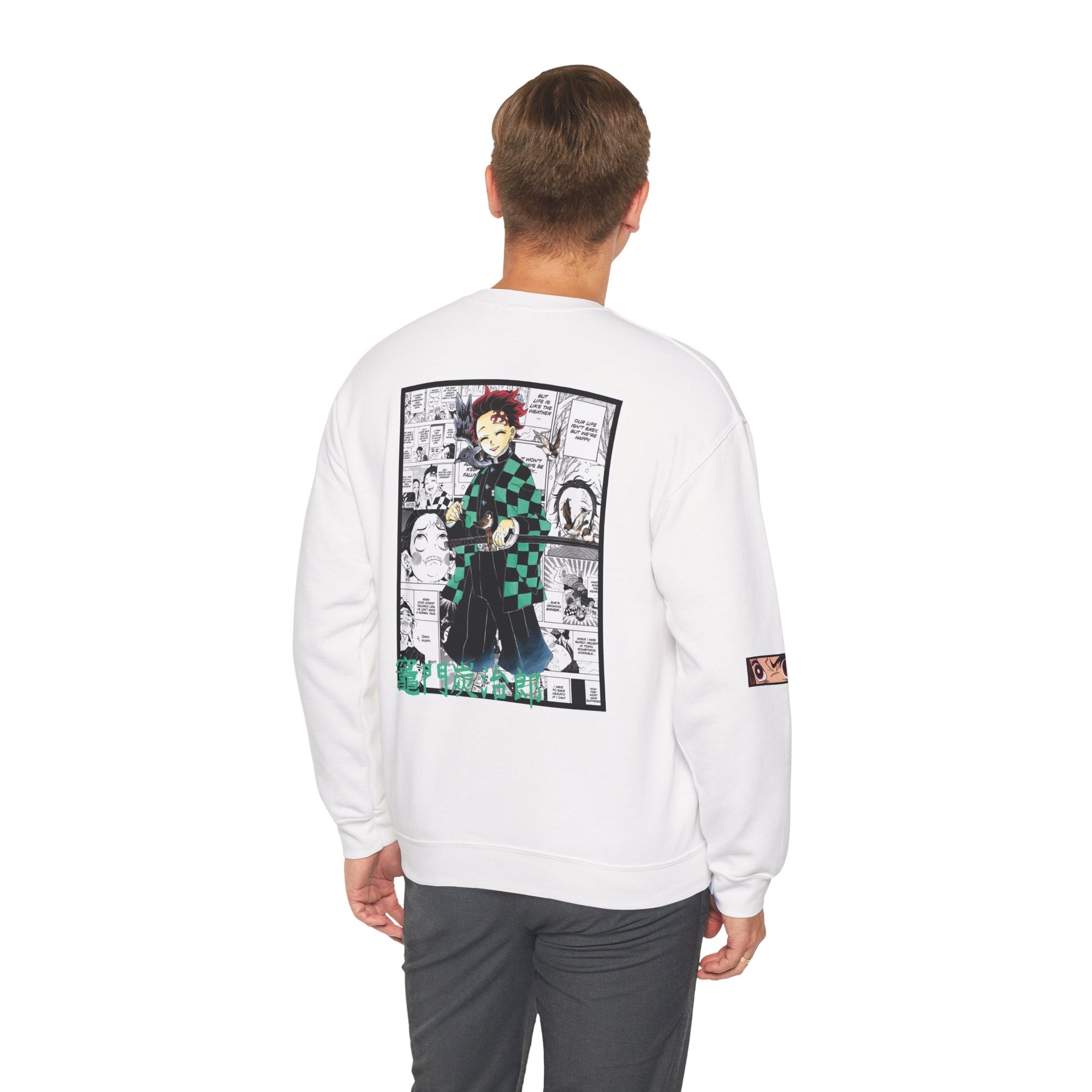 Sudadera con cuello redondo de Tanjiro Kamado (DEMON SLAYER)
