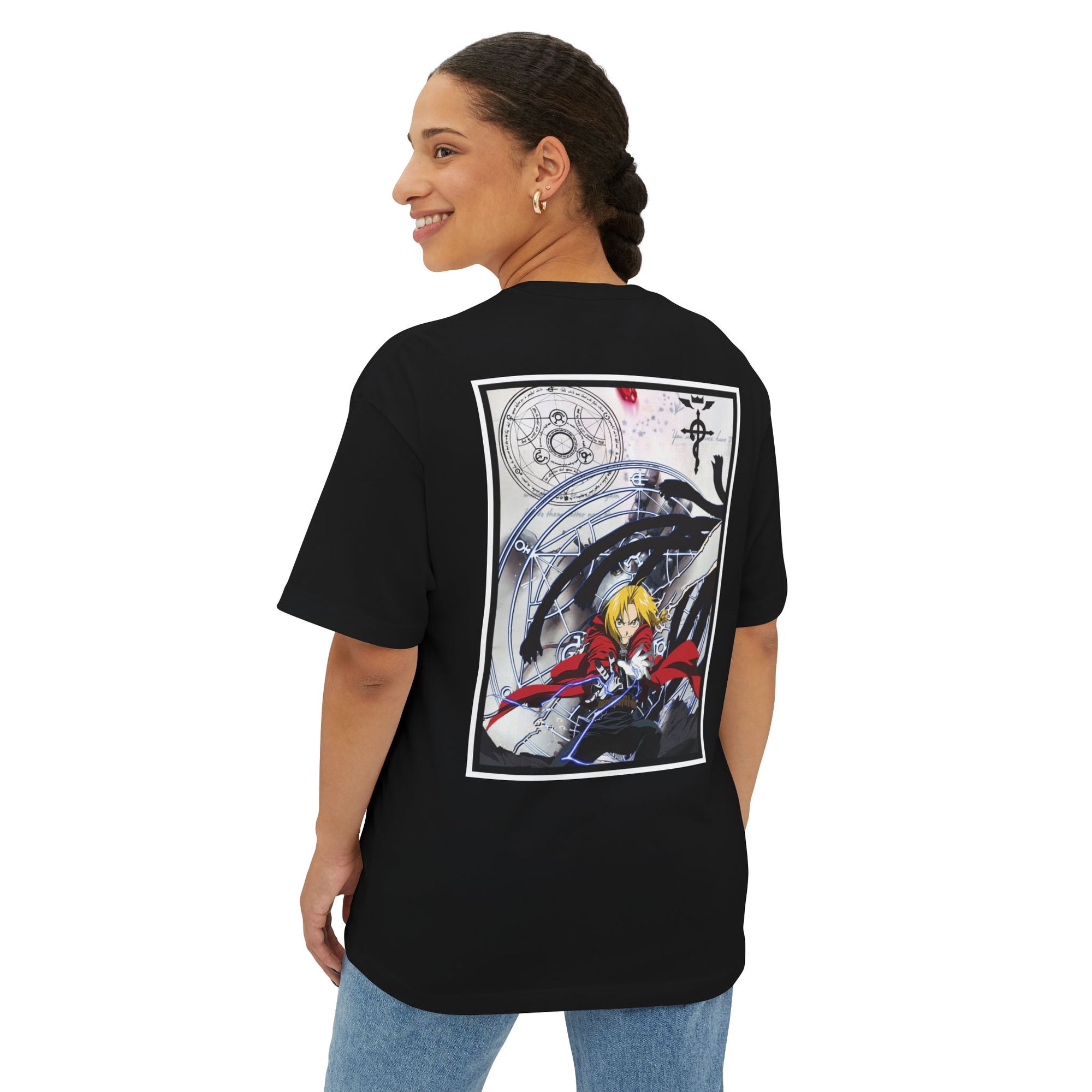 Camiseta extragrande de Edward Elric (FULLMETAL)