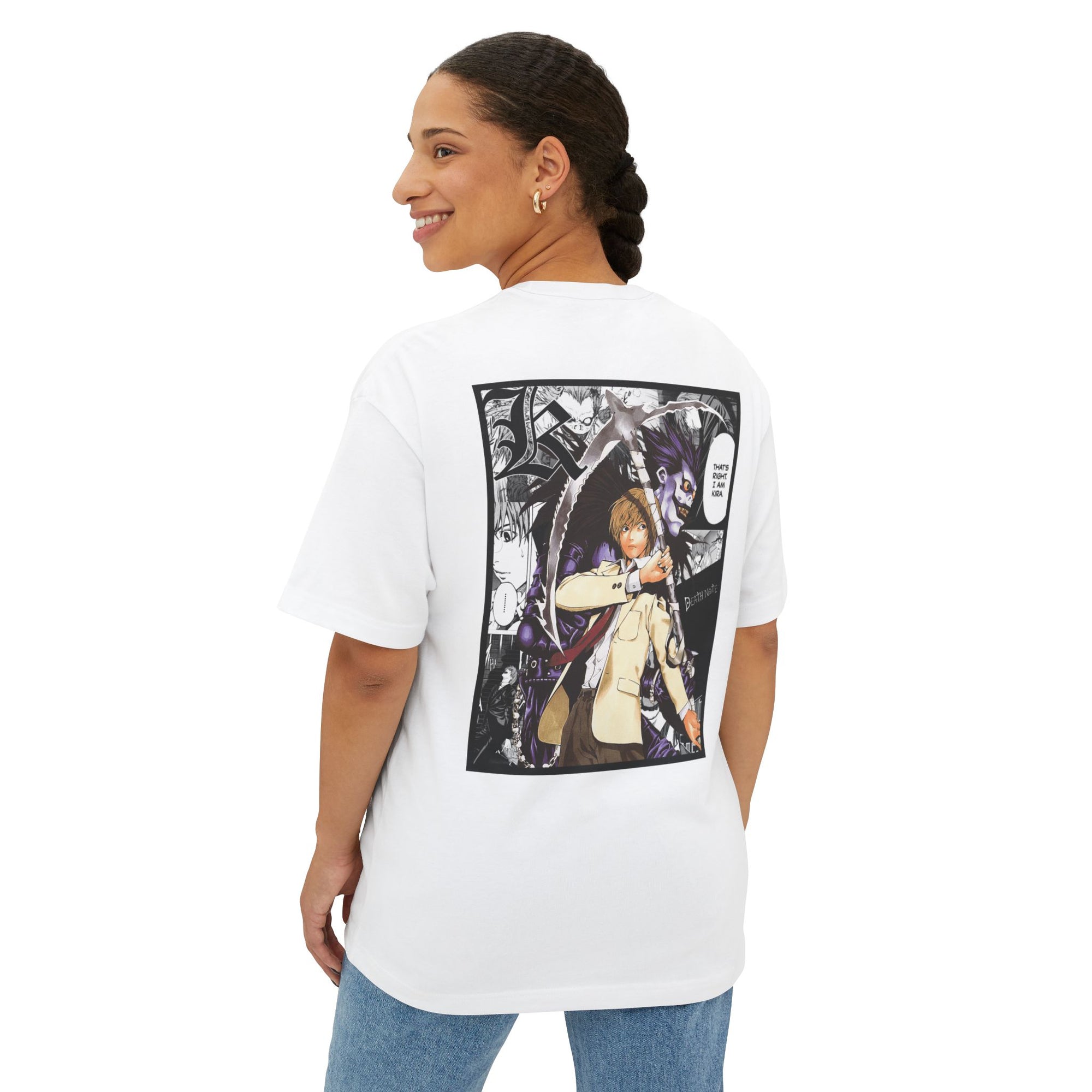 Camiseta extragrande de Light Yagami (DEATH NOTE)