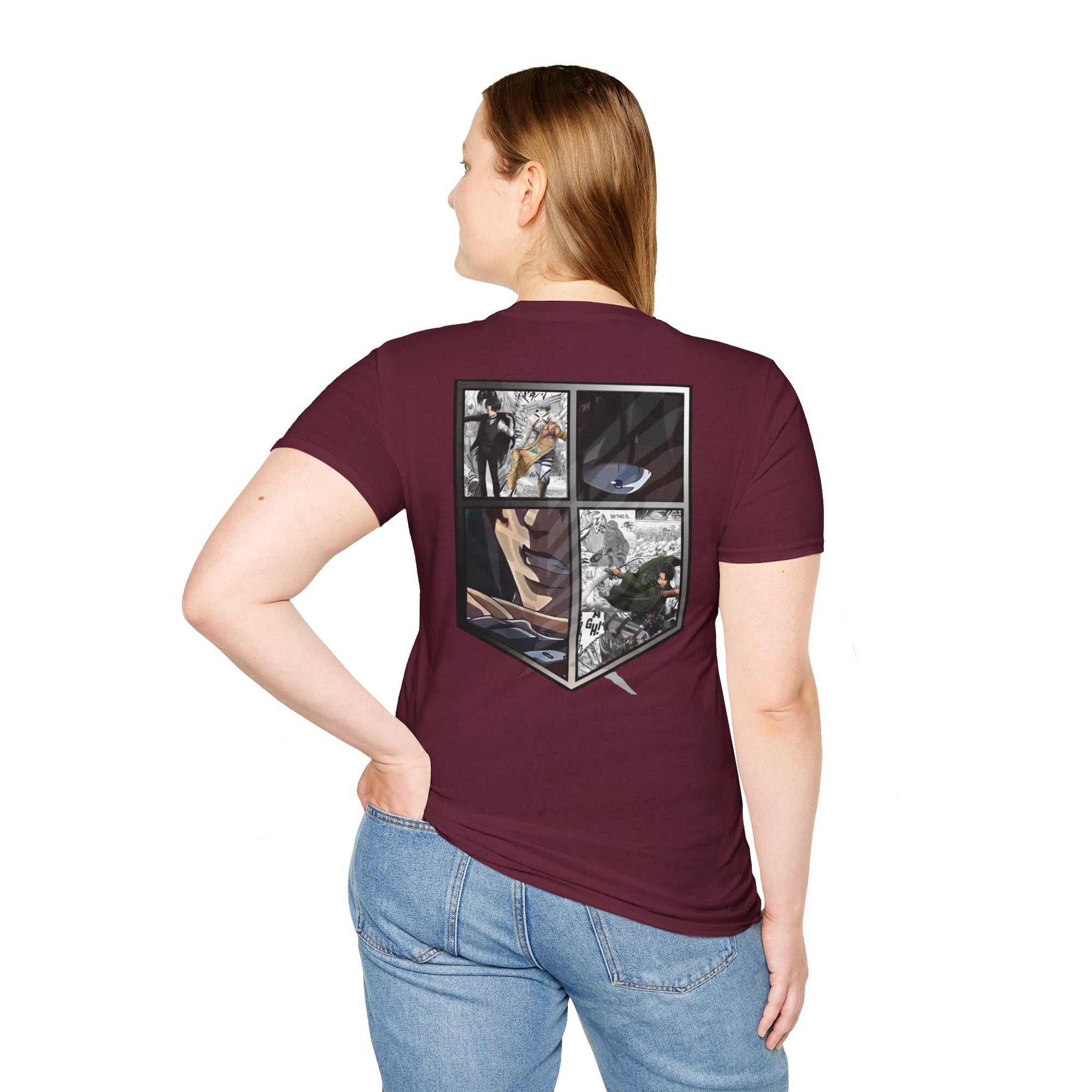 Camiseta informal de Levi Ackerman (ATAQUE A LOS TITANES)