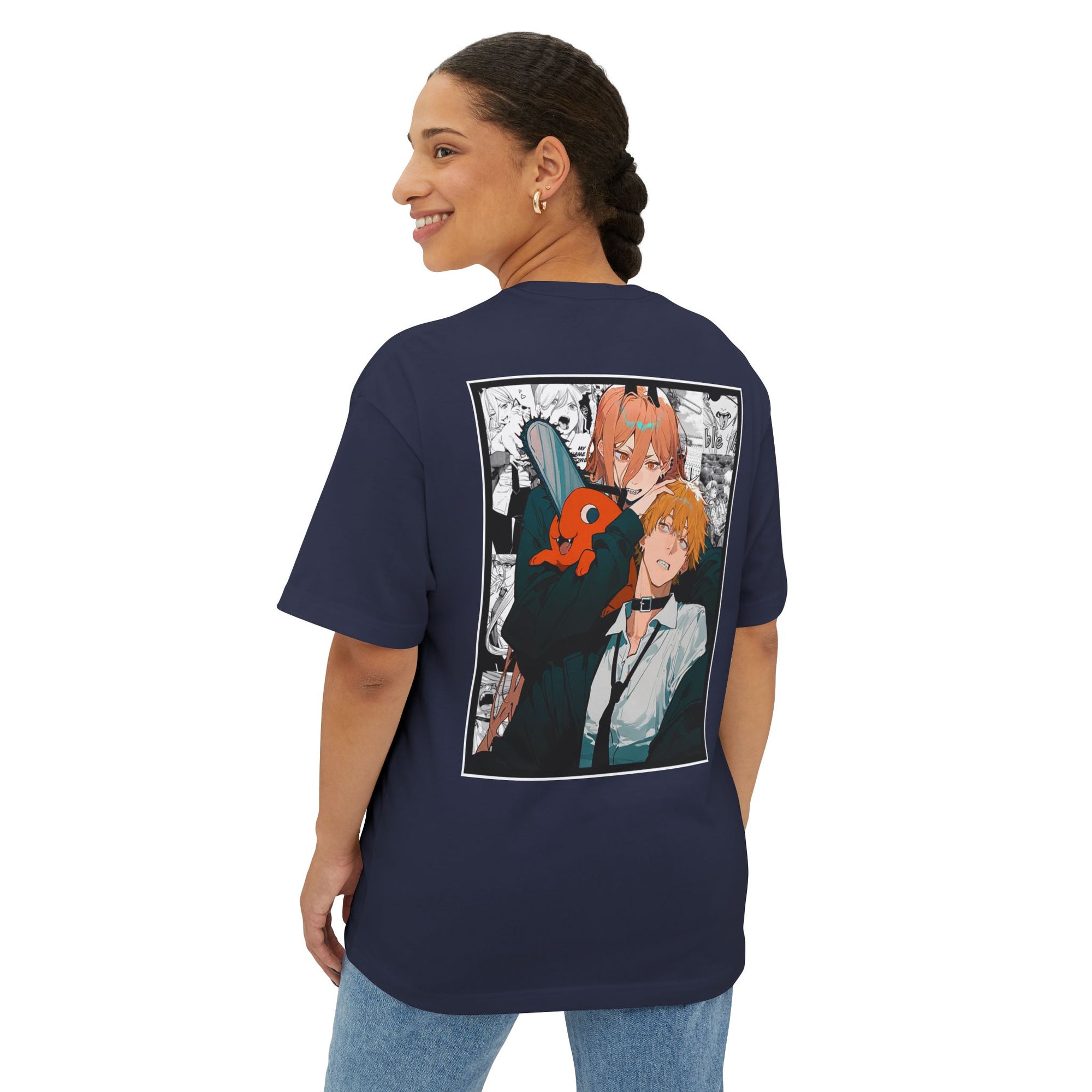 Denji & Power (Chainsaw Man) Premium Oversized Tee