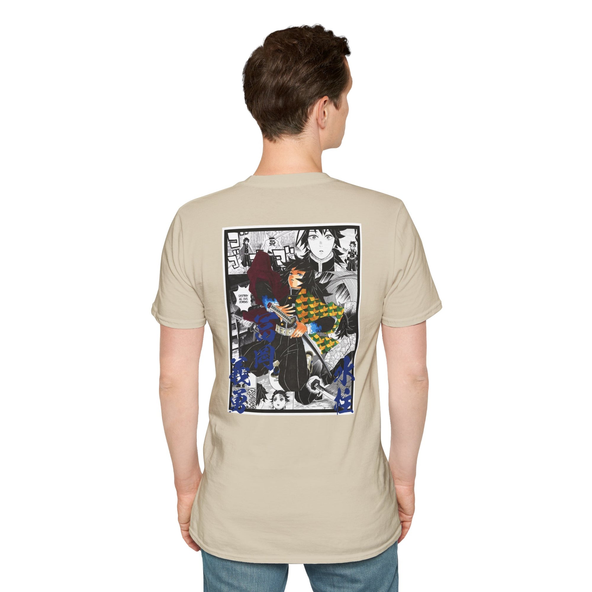 Camiseta informal Giyu Tomioka (DEMON SLAYER)