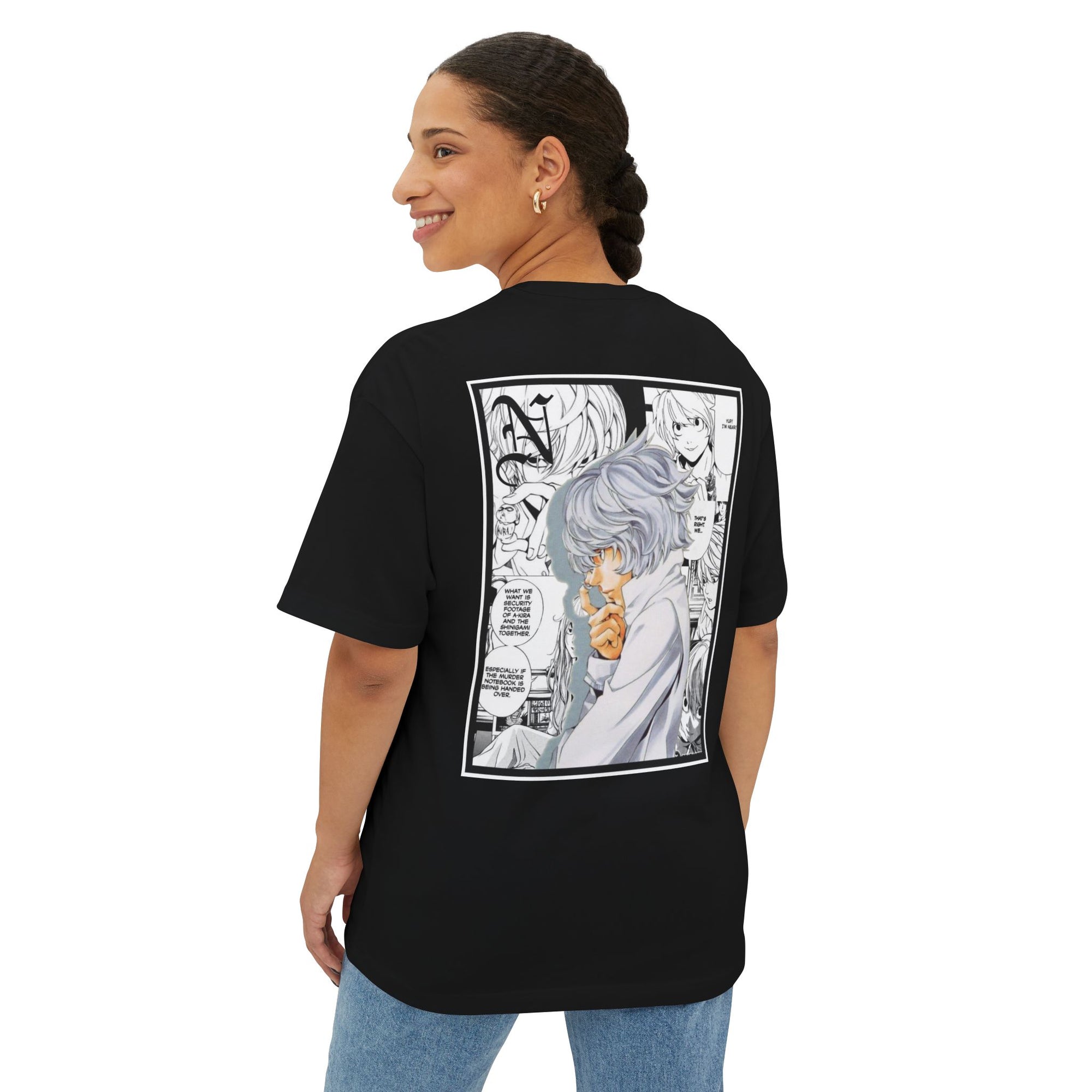 N. (DEATH NOTE) Premium Oversized Tee