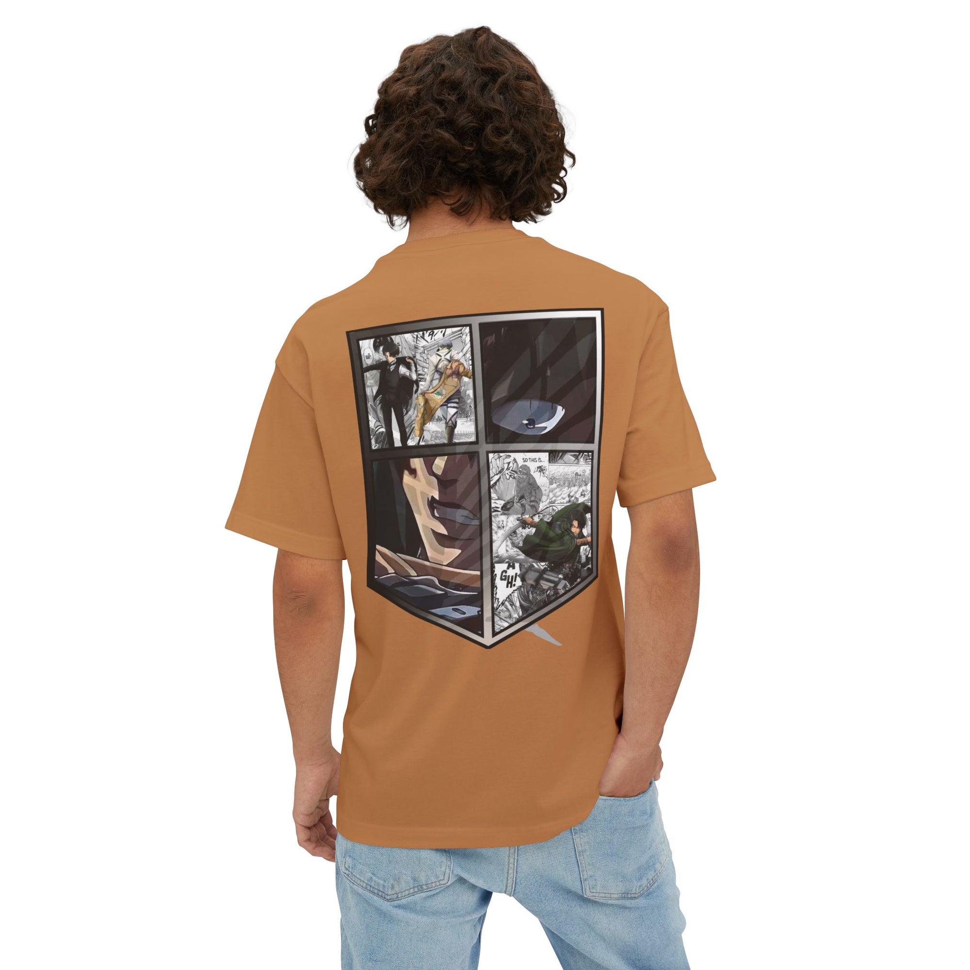Camiseta extragrande de Levi Ackerman (ATAQUE A LOS TITANES)