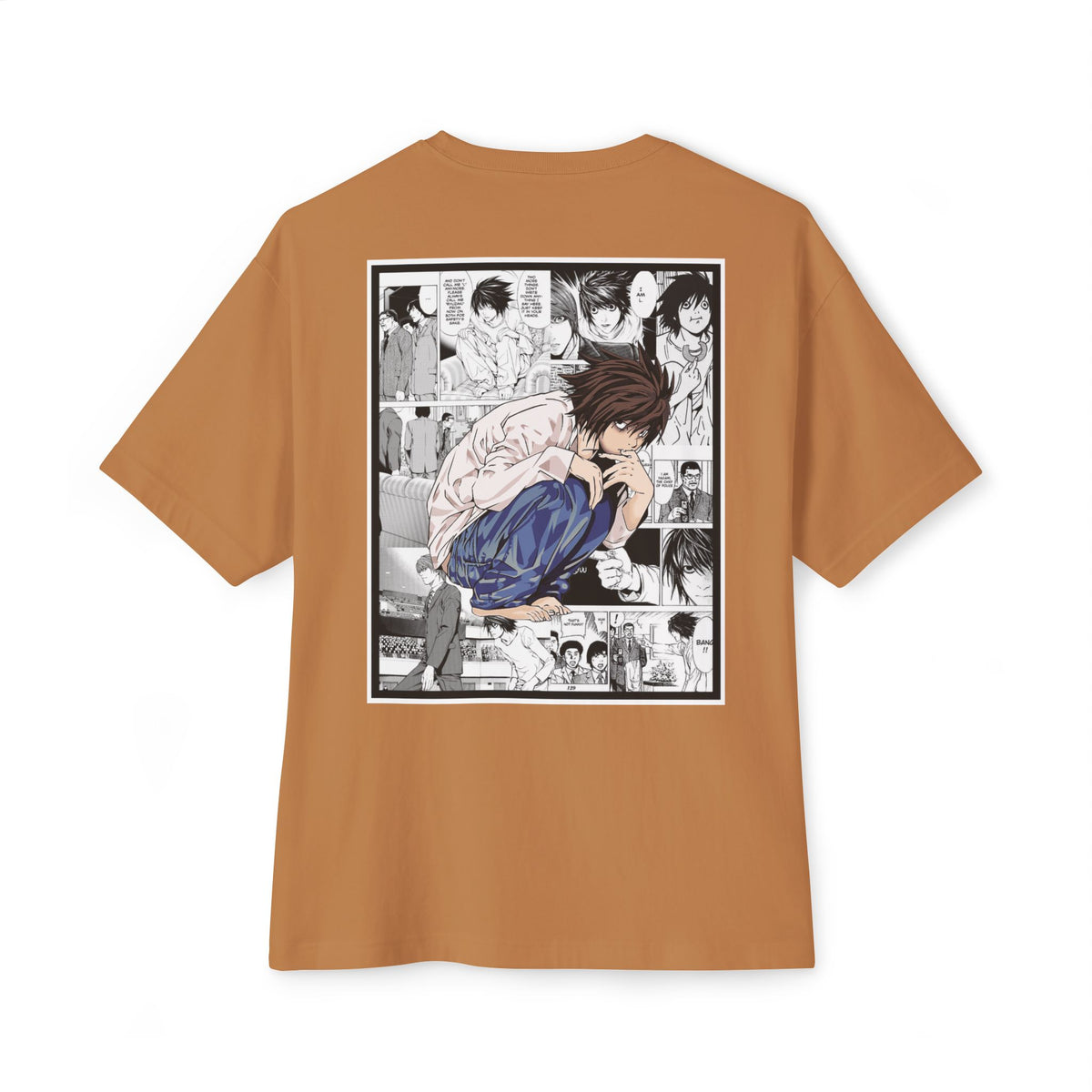 L. (DEATH NOTE) Camiseta de gran tamaño
