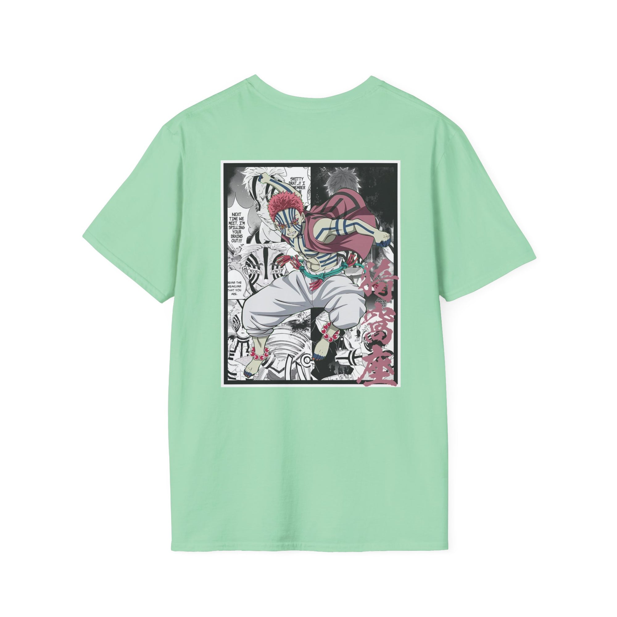 Camiseta informal de Akaza (DEMON SLAYER)