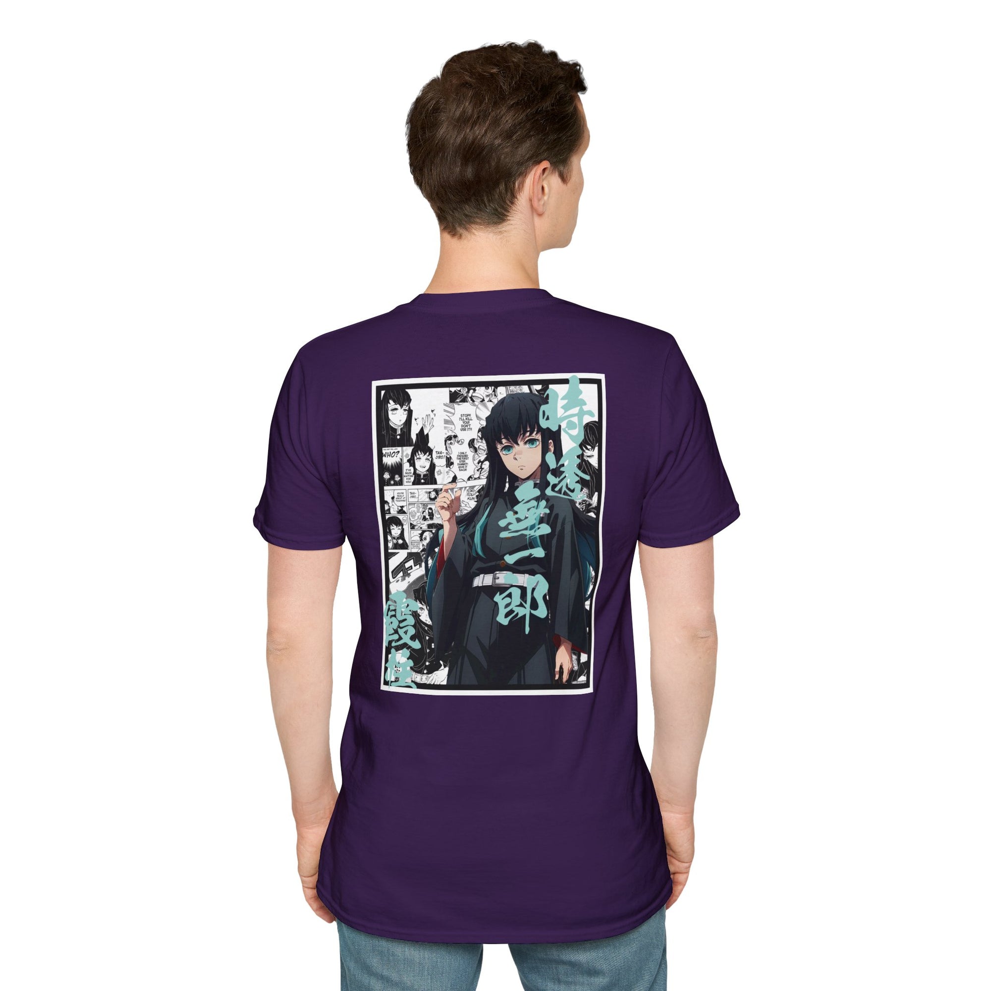 Camiseta informal de Muichiro Tokito (DEMON SLAYER)