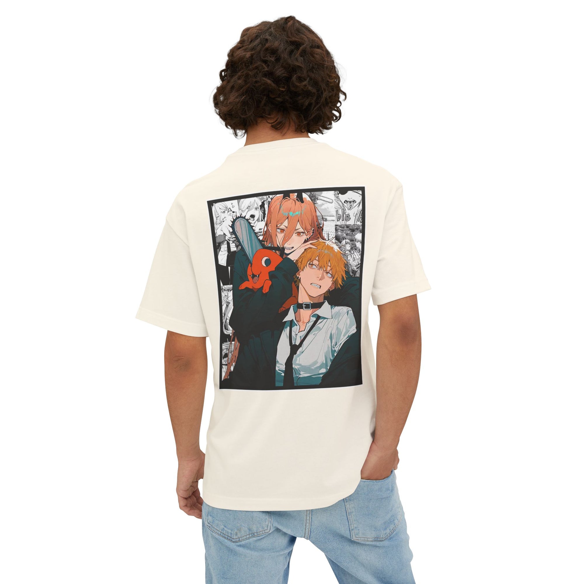Denji & Power (Chainsaw Man) Premium Oversized Tee