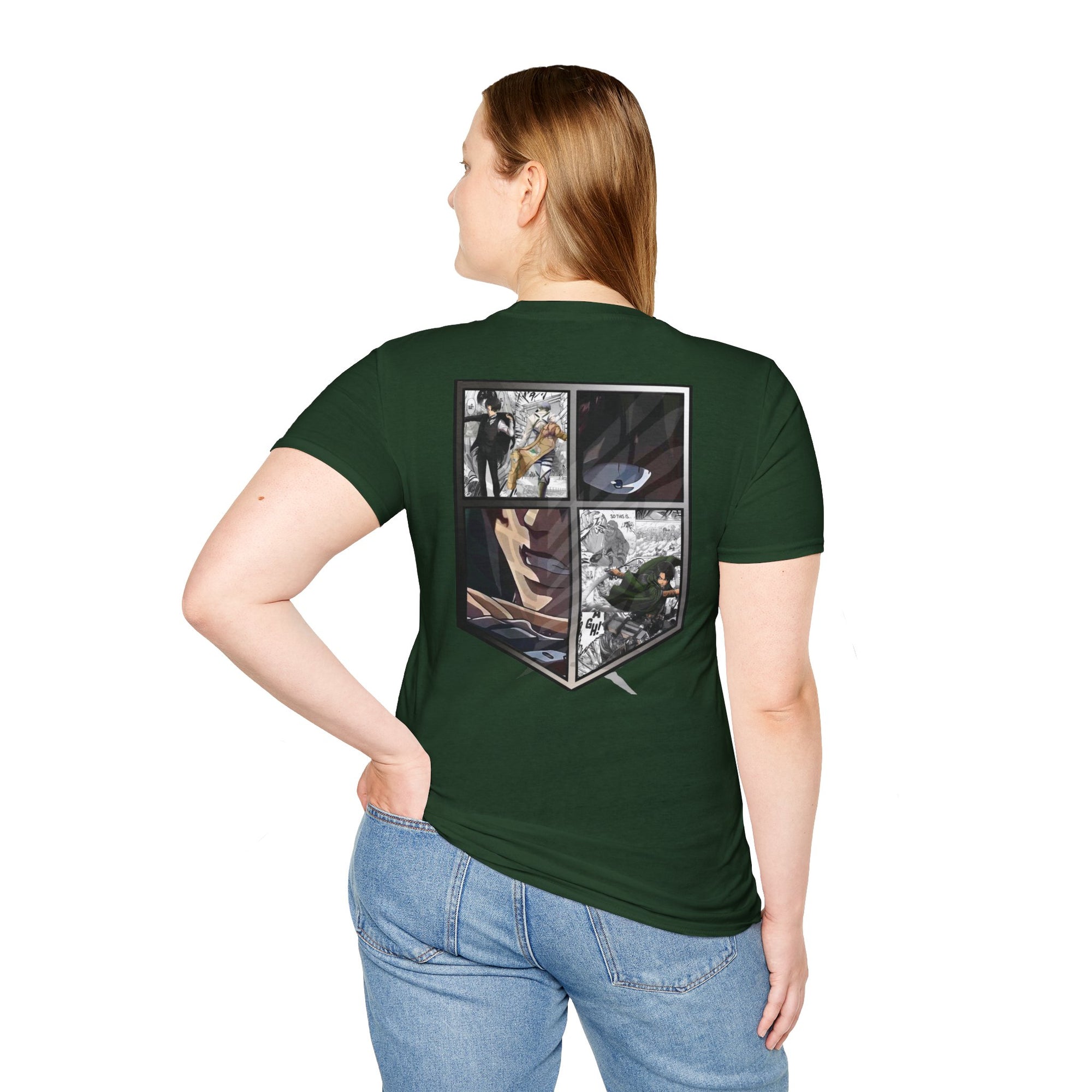 Camiseta informal de Levi Ackerman (ATAQUE A LOS TITANES)
