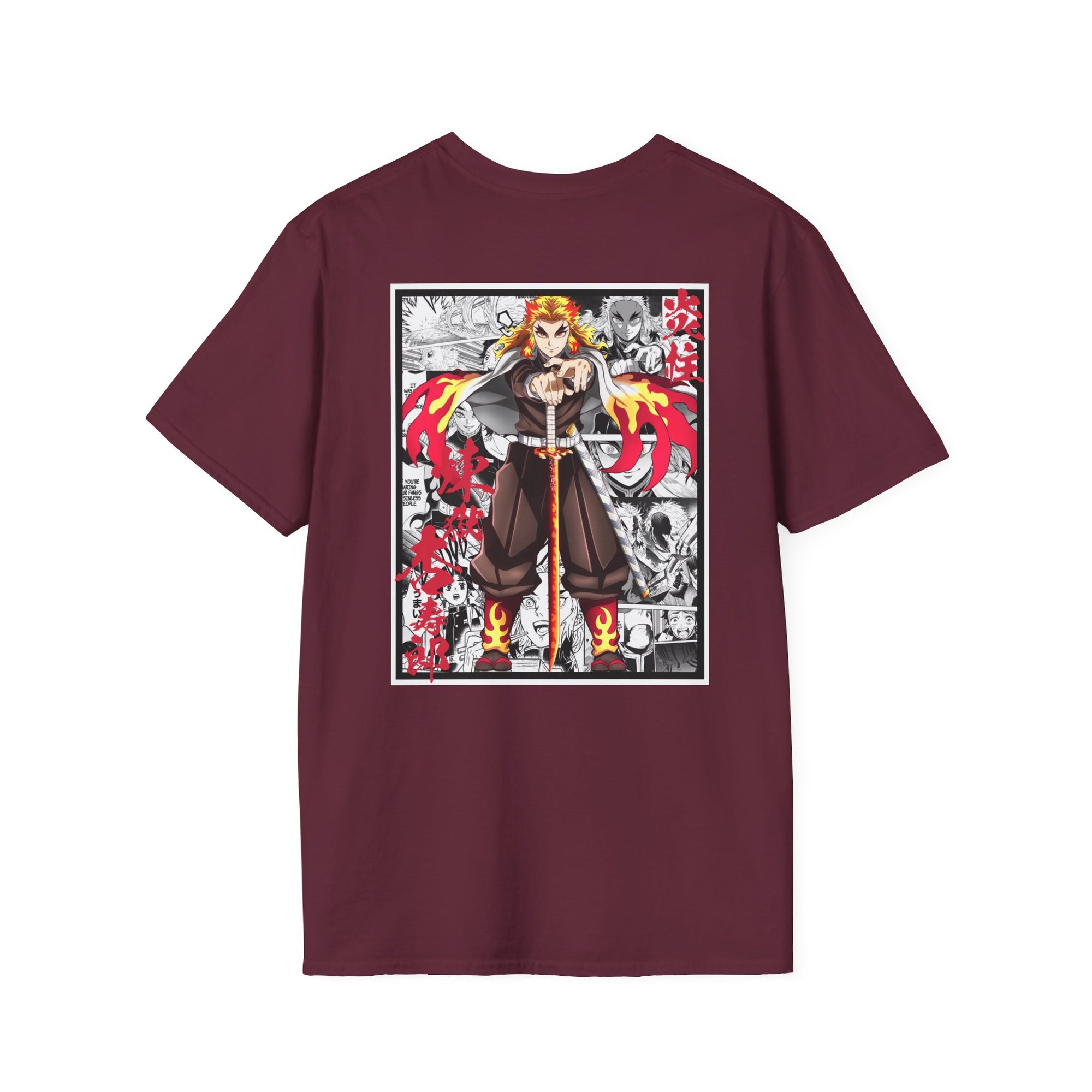 Camiseta informal Kyojuro Rengoku (DEMON SLAYER)
